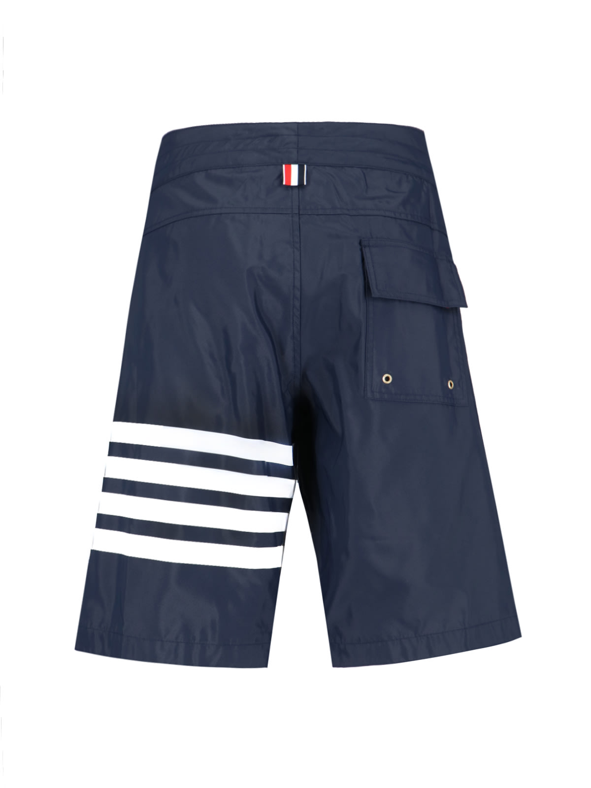 Shop Thom Browne 4-bar Swim Shorts In Navy