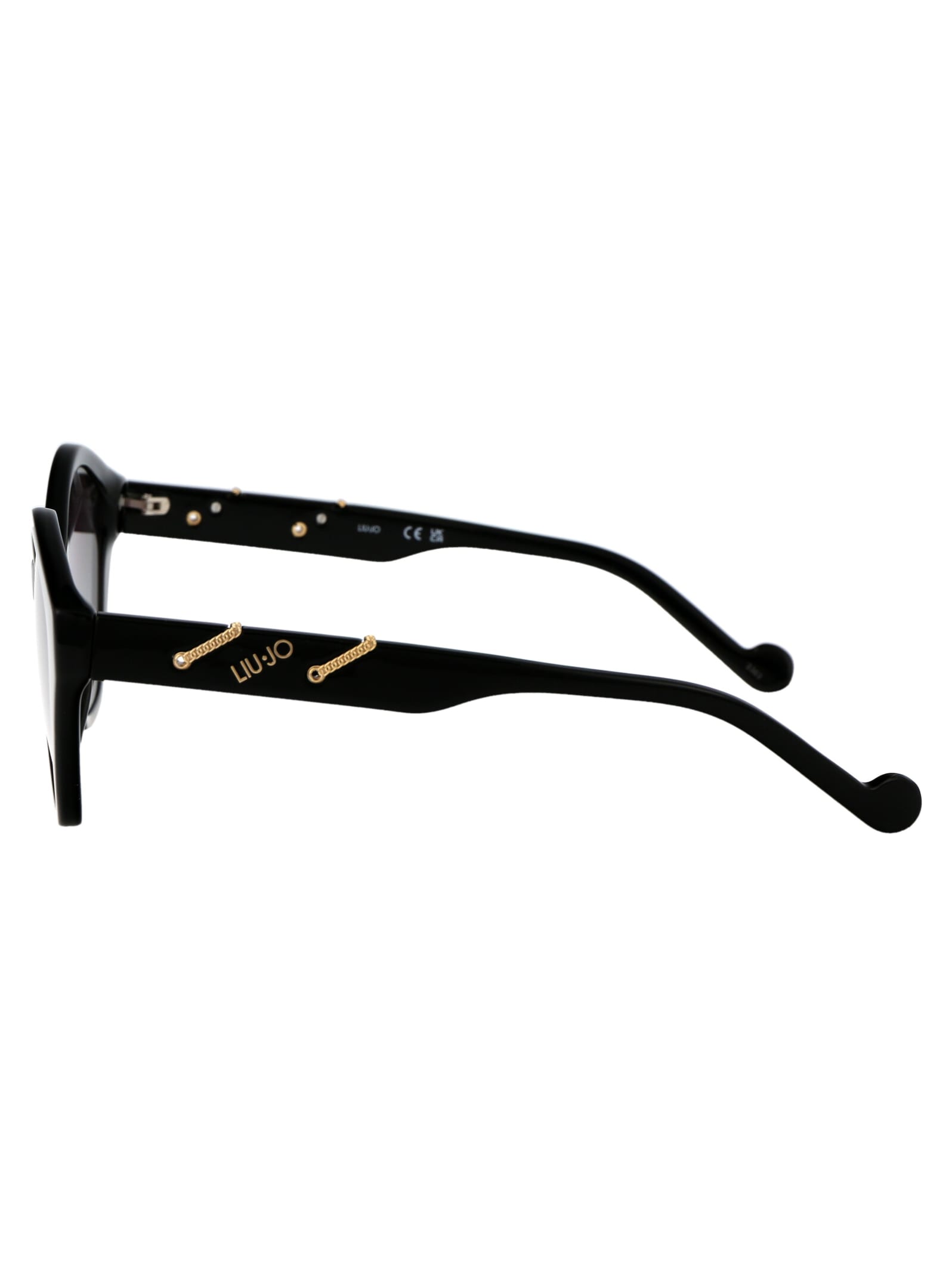 Shop Liu •jo Lj770s Sunglasses In 001 Black