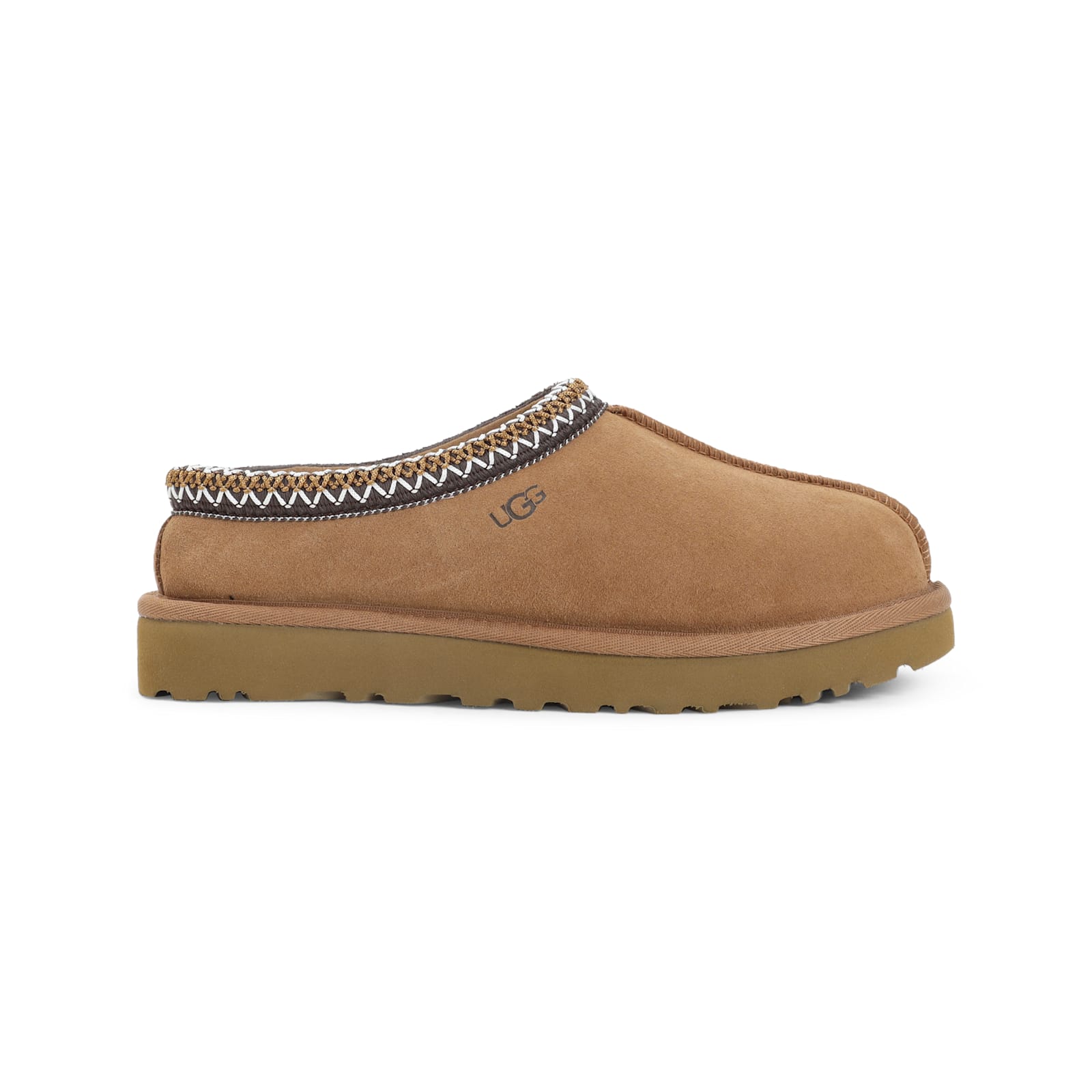 Ugg Chestnut Brown Suede Leather Tasman Ii Slippers In Brown
