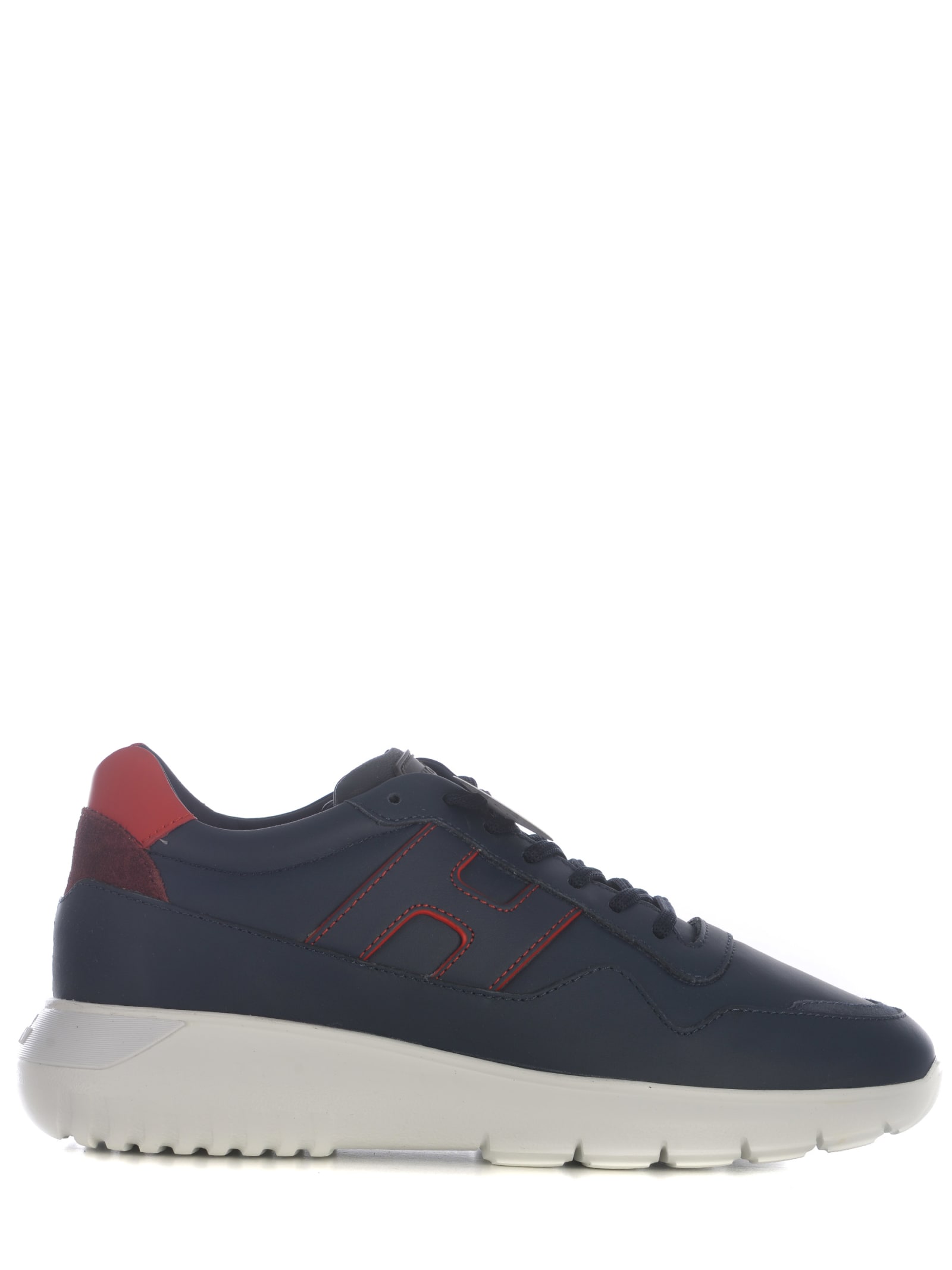 Hogan Interactive 3 Lace-up Sneakers In Blue