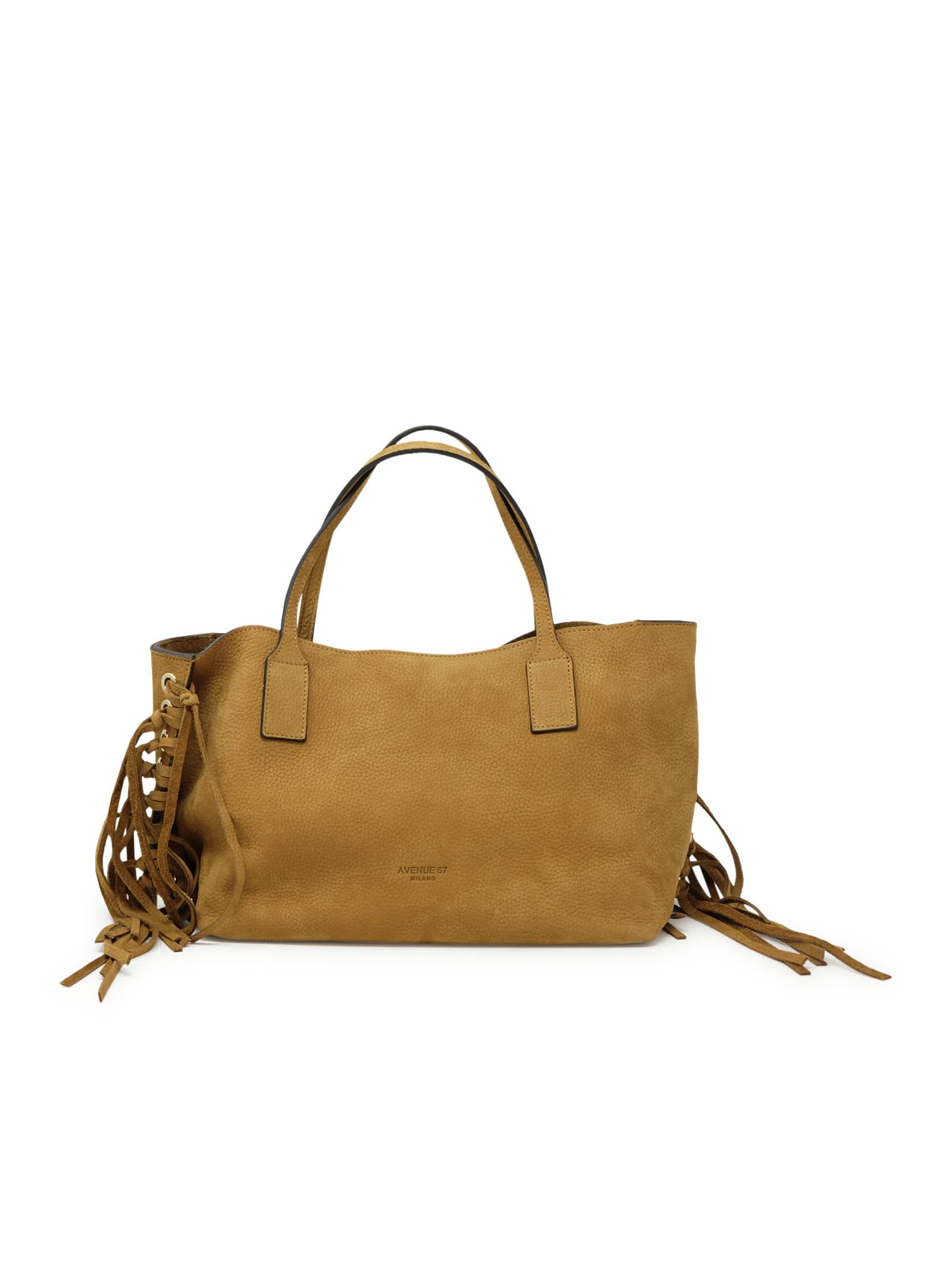 Camel Leather Cristal Bag