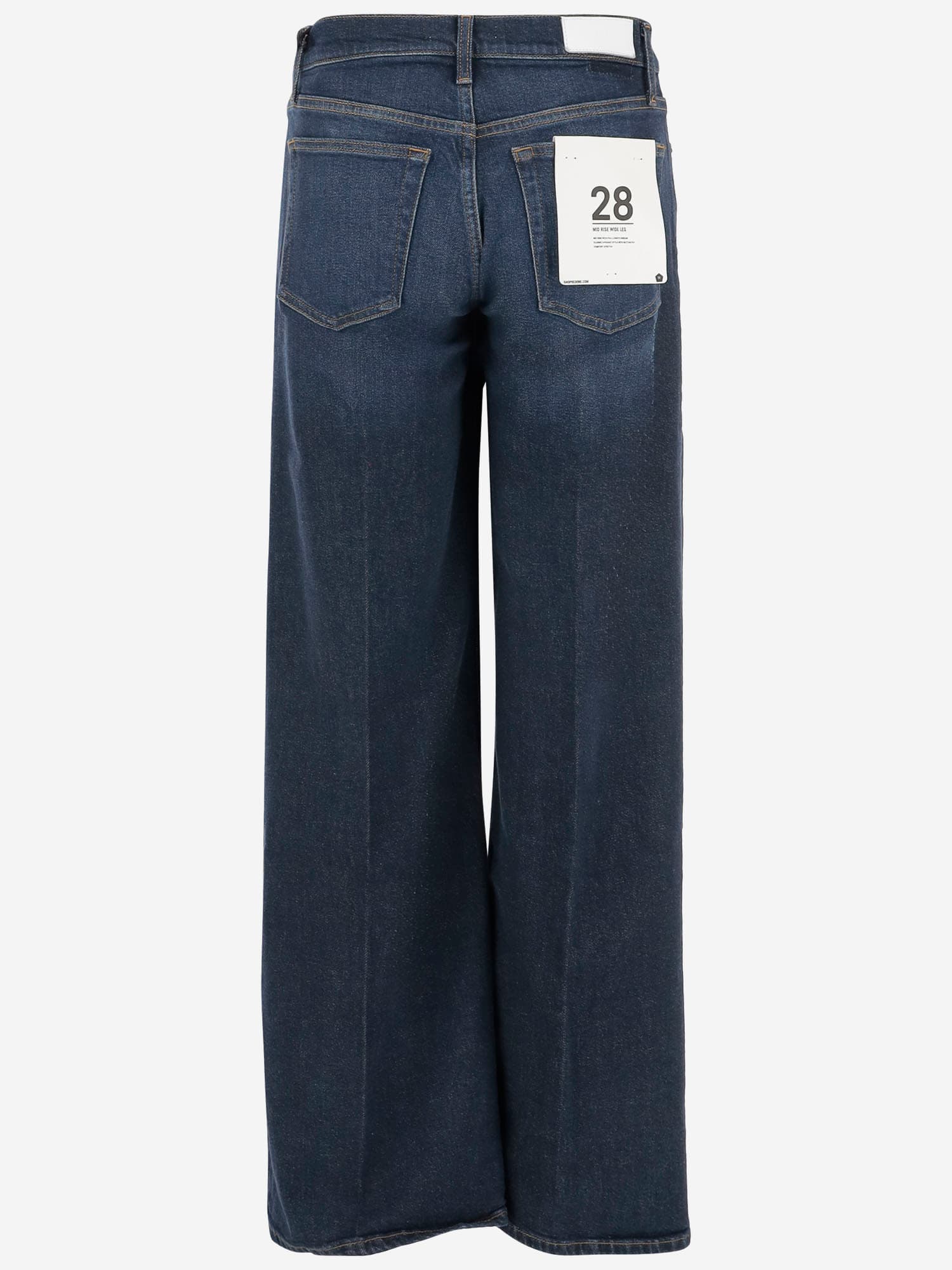 Re/done Stretch Cotton Blend Denim Jeans In Denim Scuro