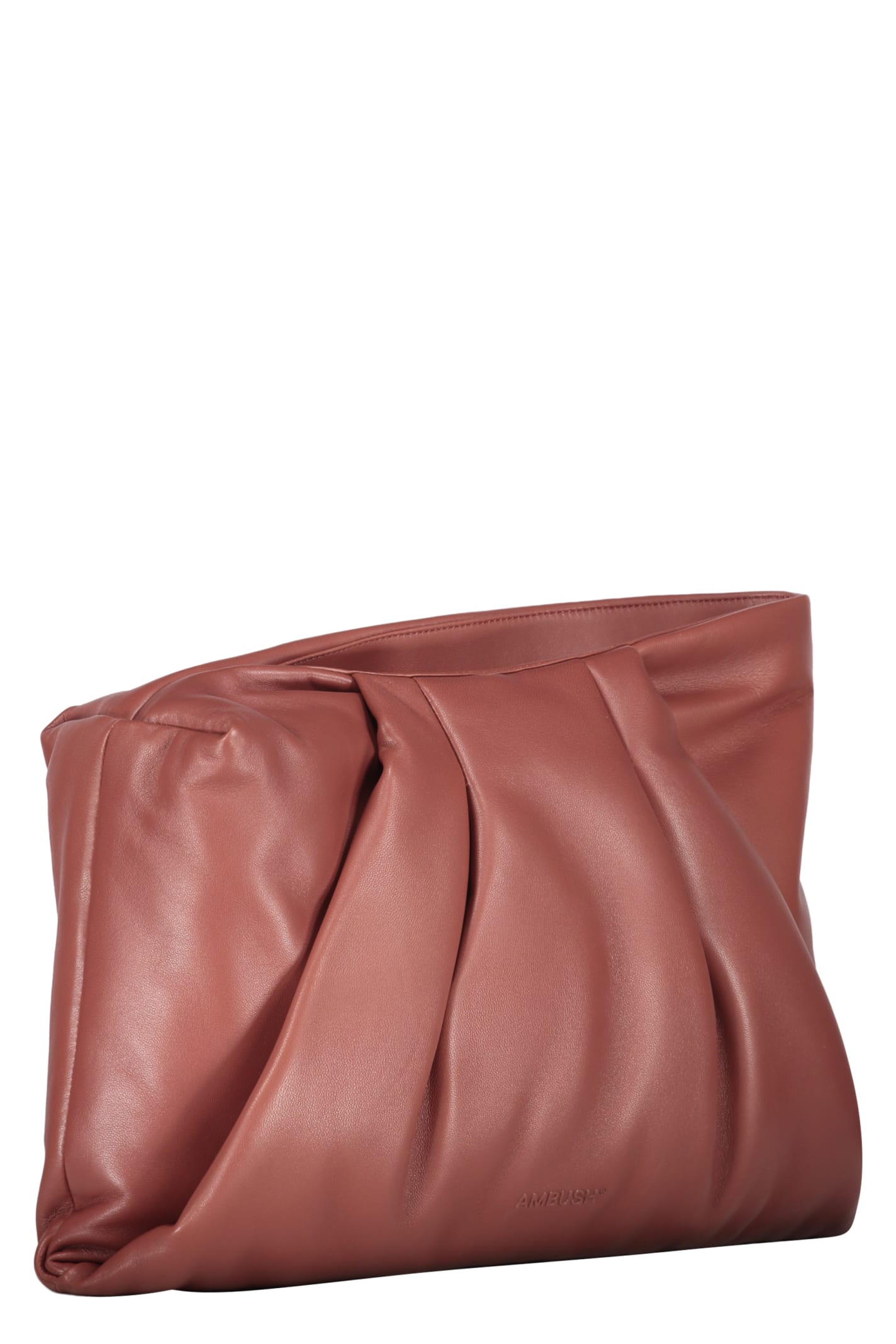 Shop Ambush Leather Clutch In Brown