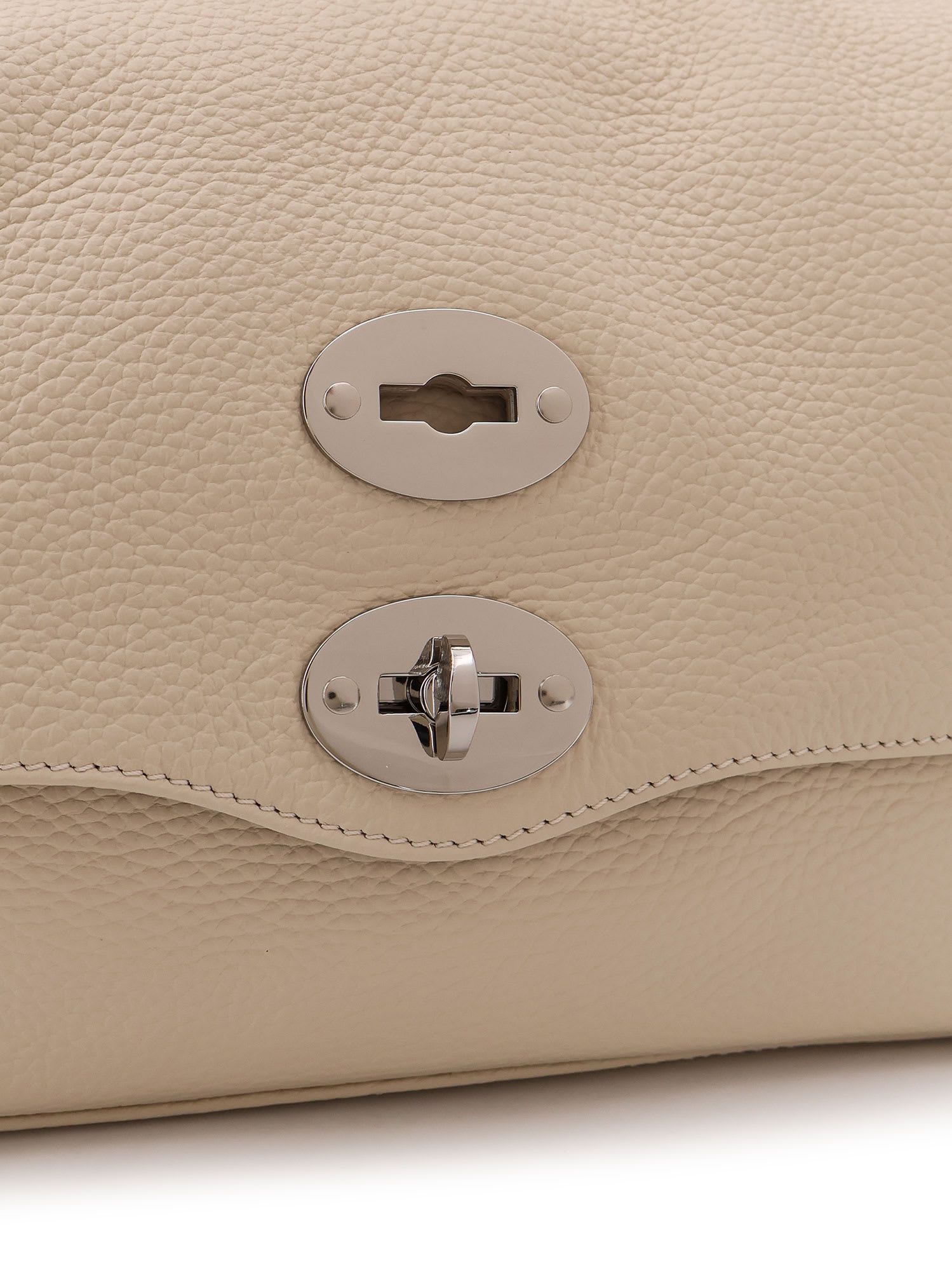 Zanellato Postina S Leather Crossbody Bag In Neutral