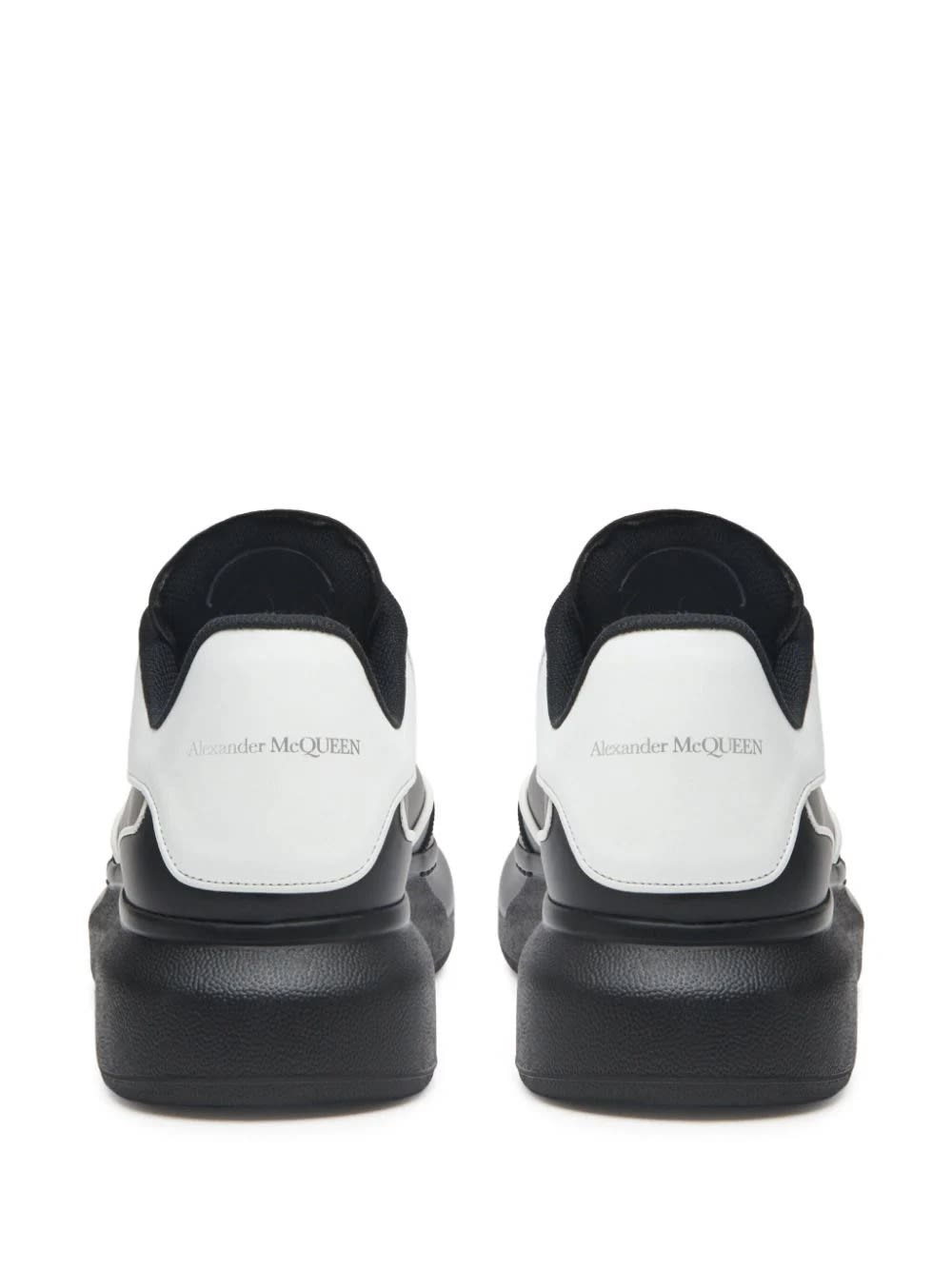 Shop Alexander Mcqueen Oversized Sneakers In Black And White