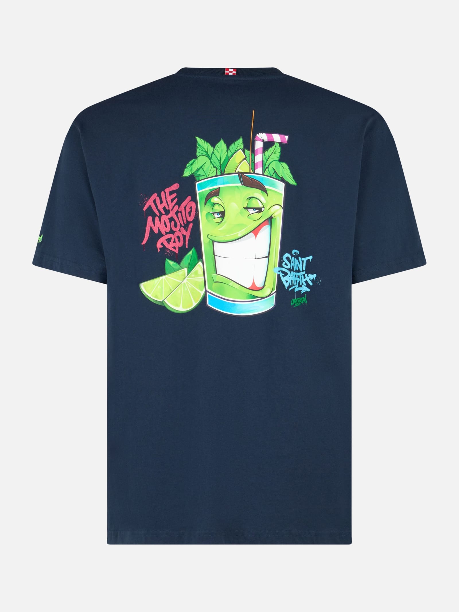 Mc2 Saint Barth Tshirt Man In Blue