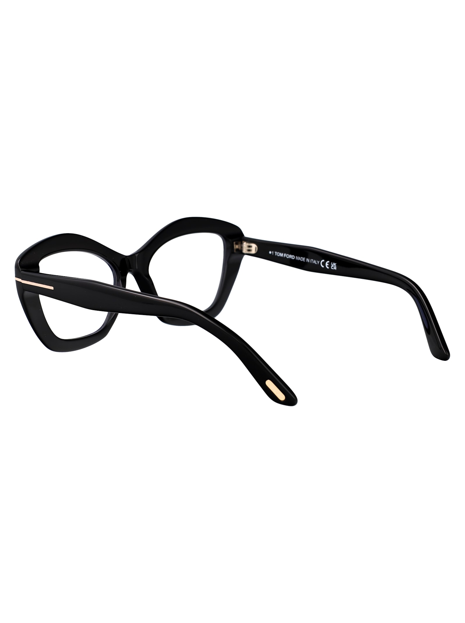 Shop Tom Ford Ft6044-b Glasses In Nero Lucido