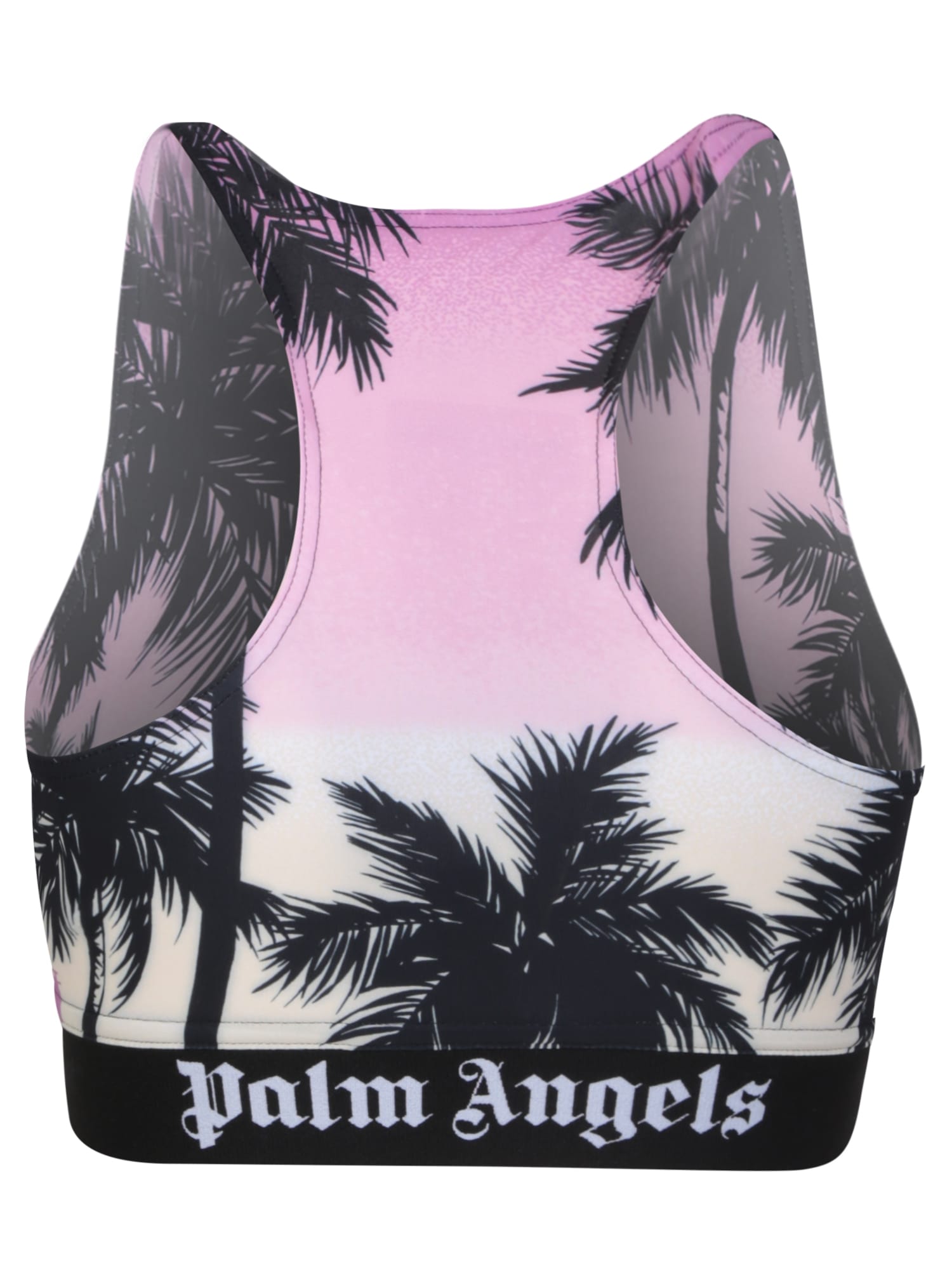 Shop Palm Angels Sunset Print Top In Purple