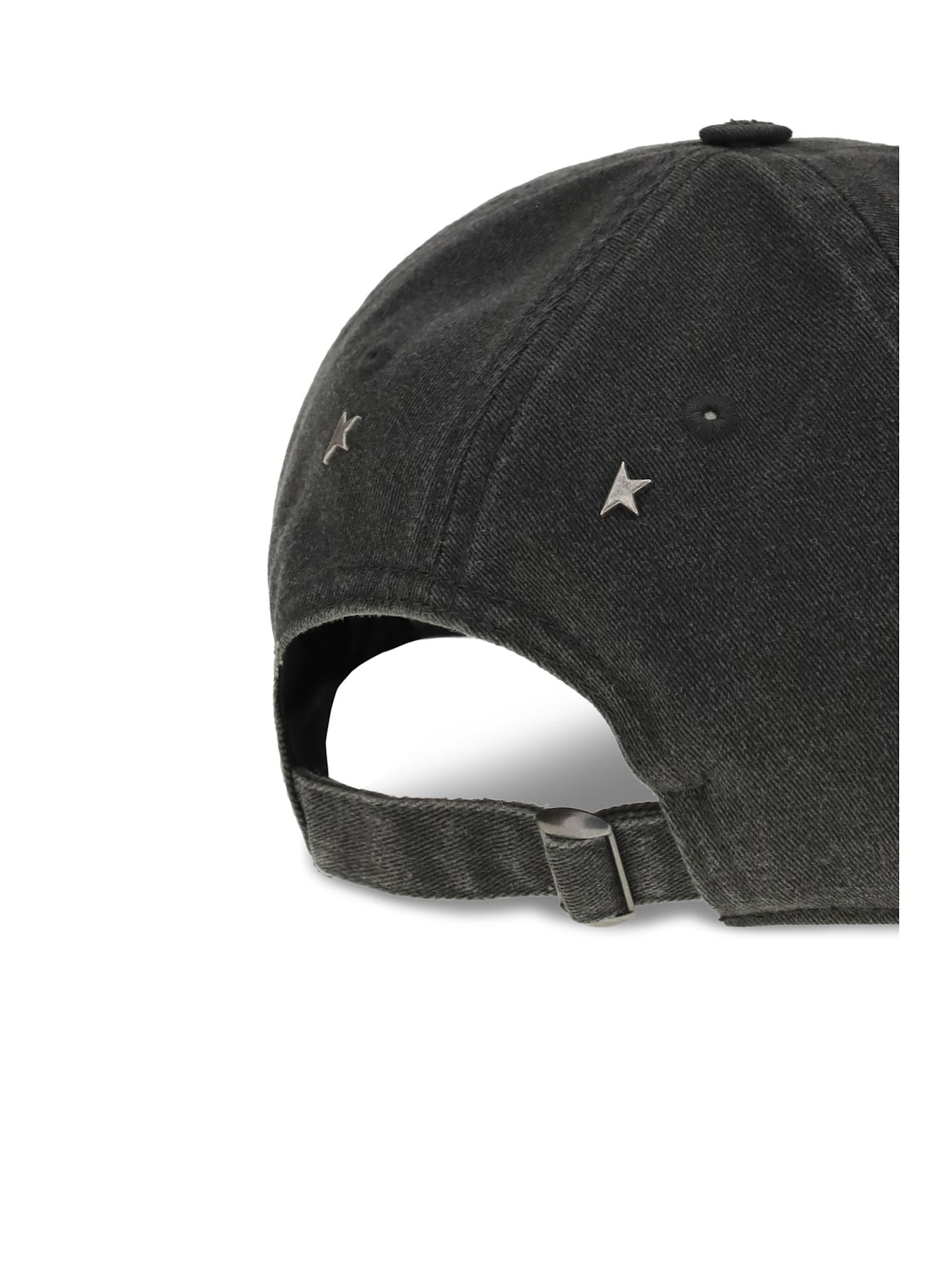 Golden Goose Cotton Baseball Cap In Black