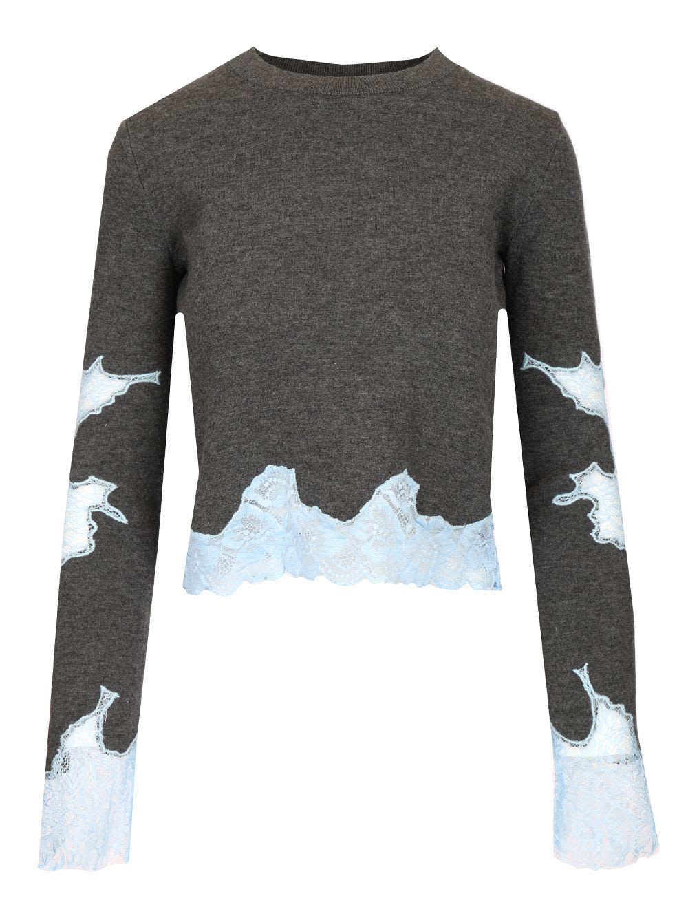 Self-portrait Self Portrait Women Contrast Lace Sweater In Multi