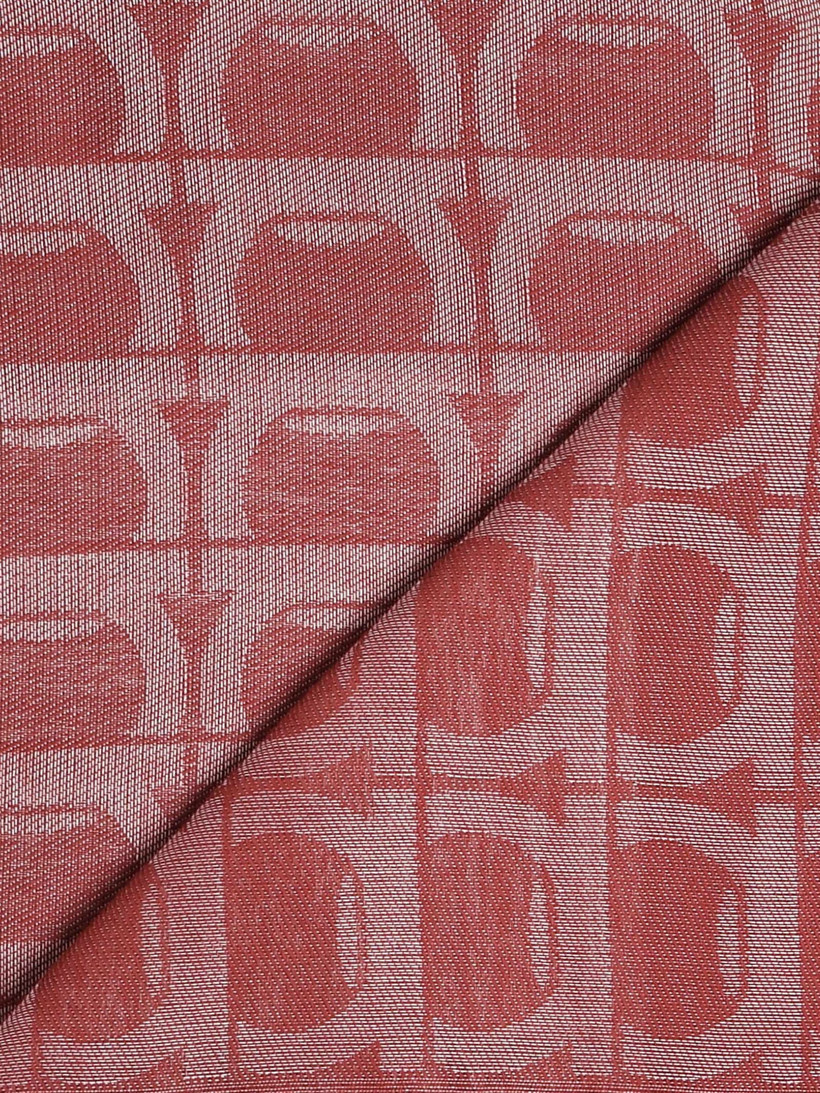 Ferragamo Gancini Monogram Jacquard Stole In Brown