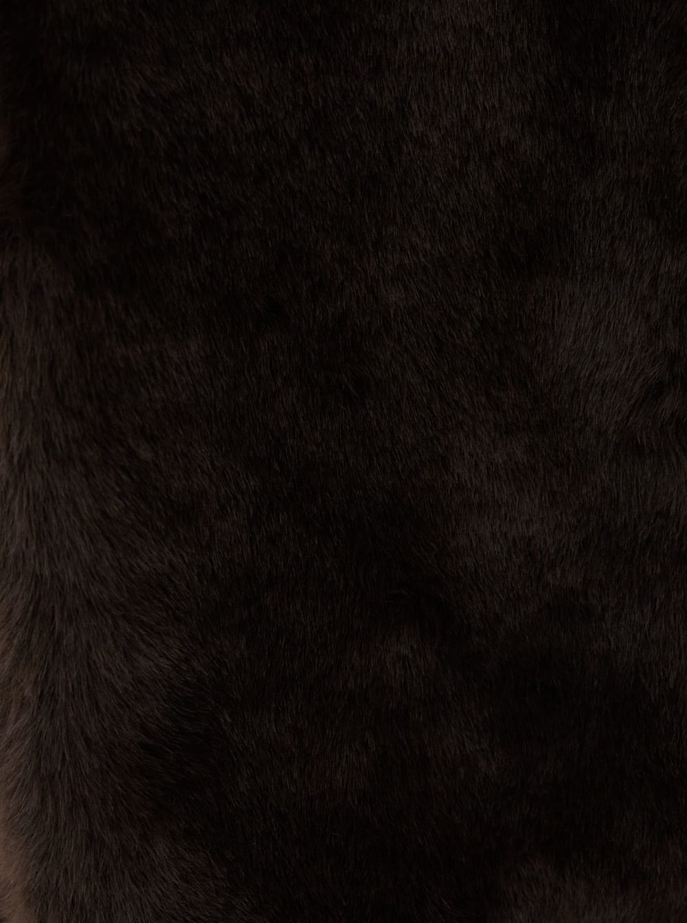 Apparis Kai Brown Scarf In Ecofur Woman In Brown