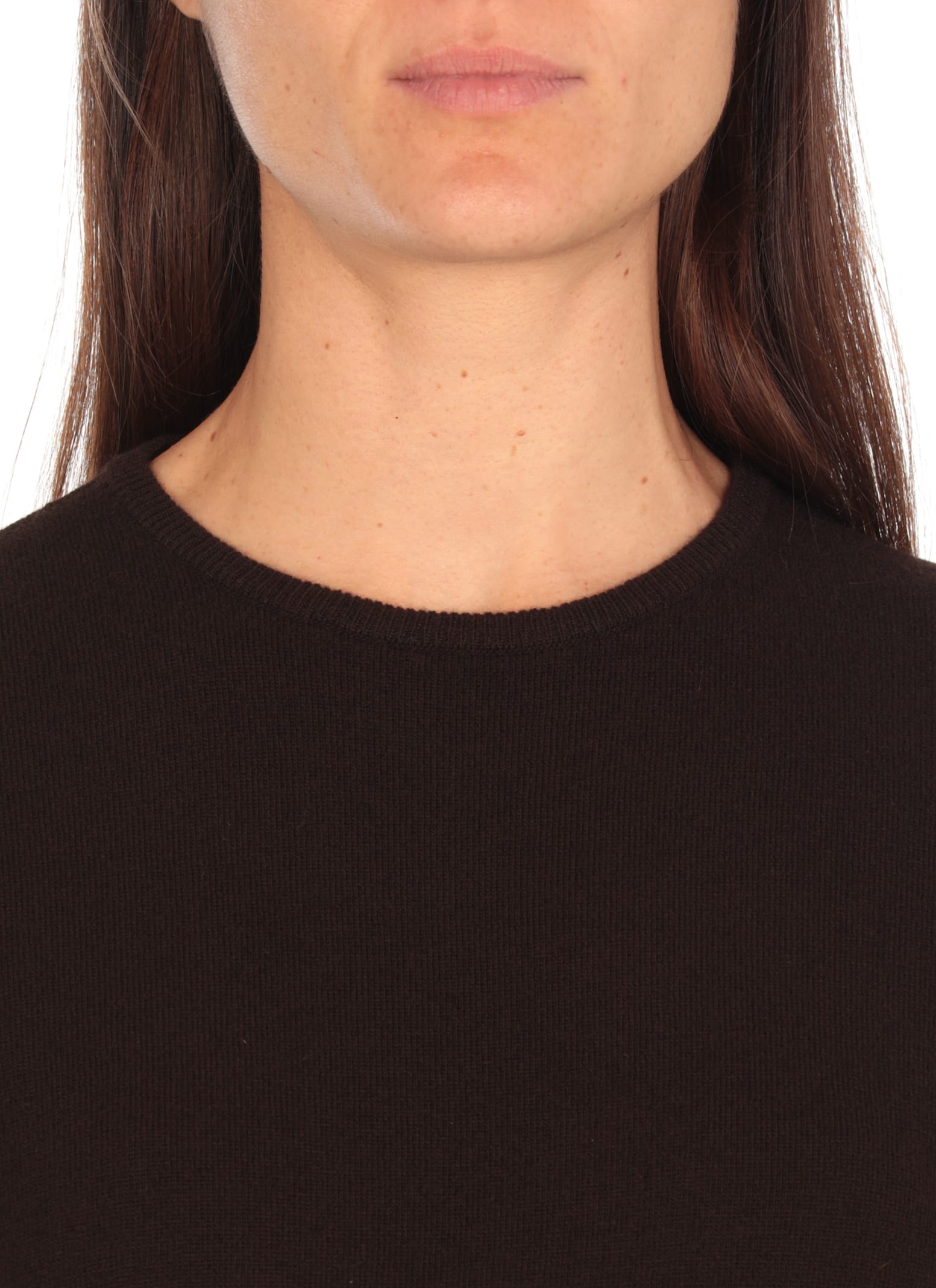 Maison Margiela Virgin Wool Sweater In Brown