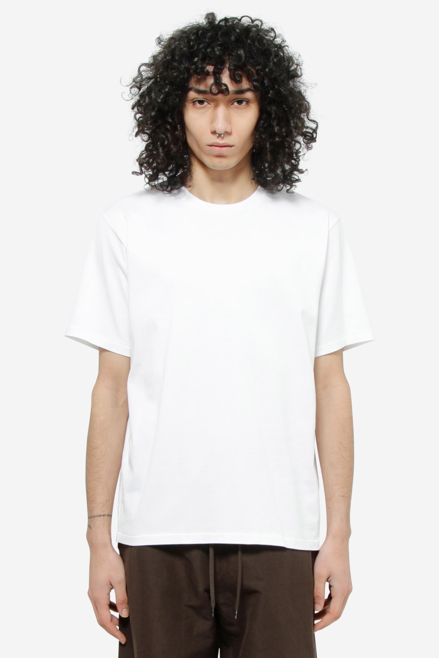 Shop Auralee T-shirt In White