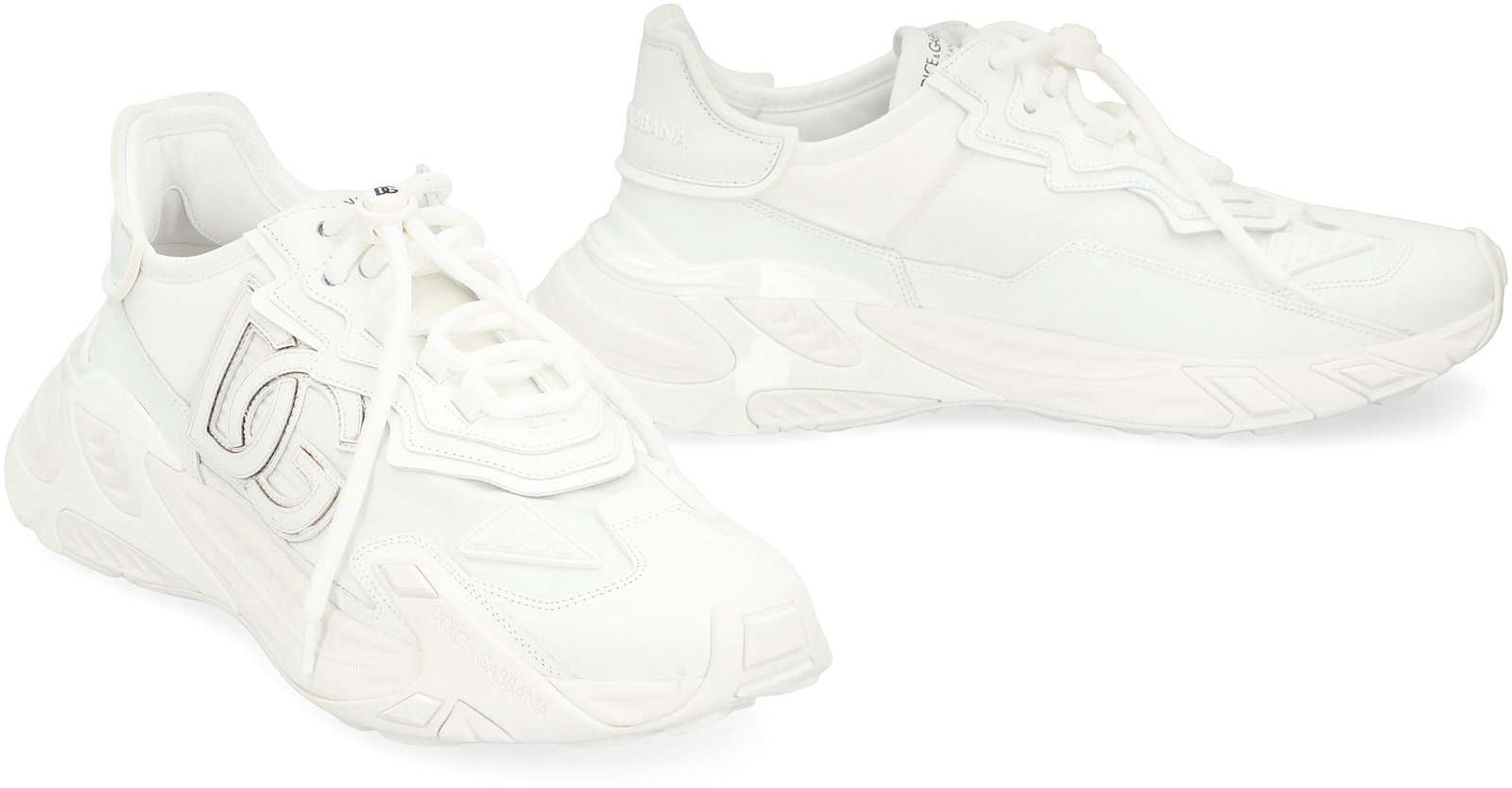 Dolce & Gabbana Day Faster Sneakers In White