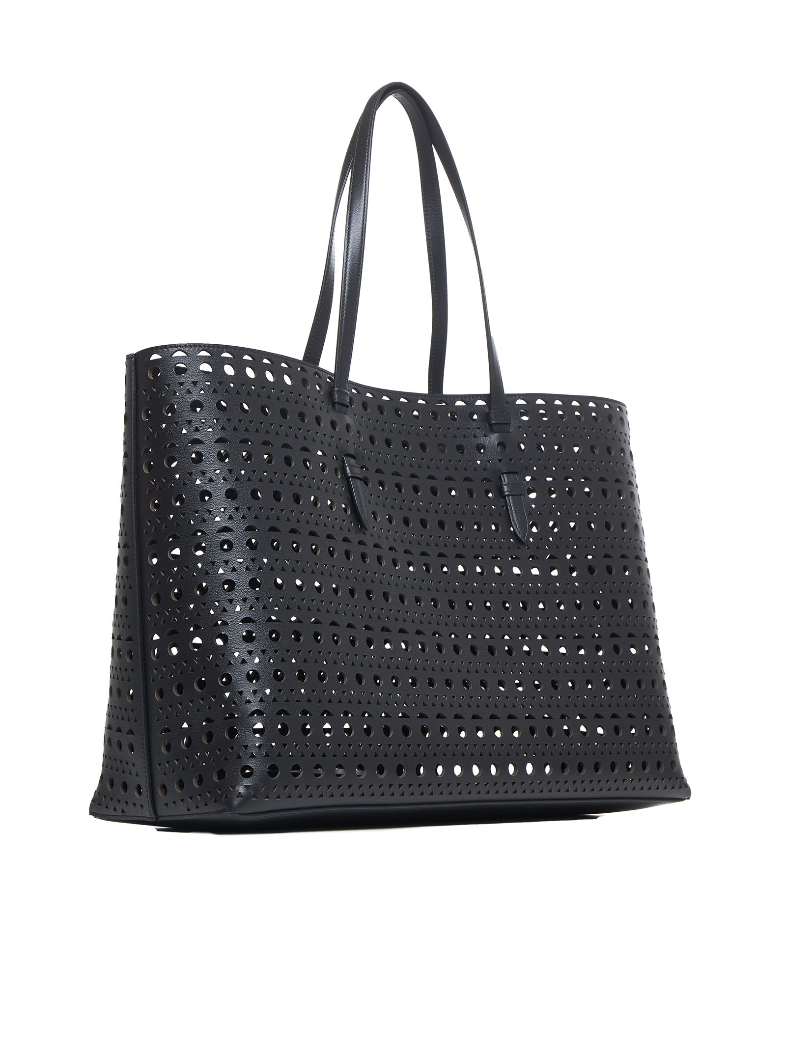 Shop Alaïa Shoulder Bag In Black