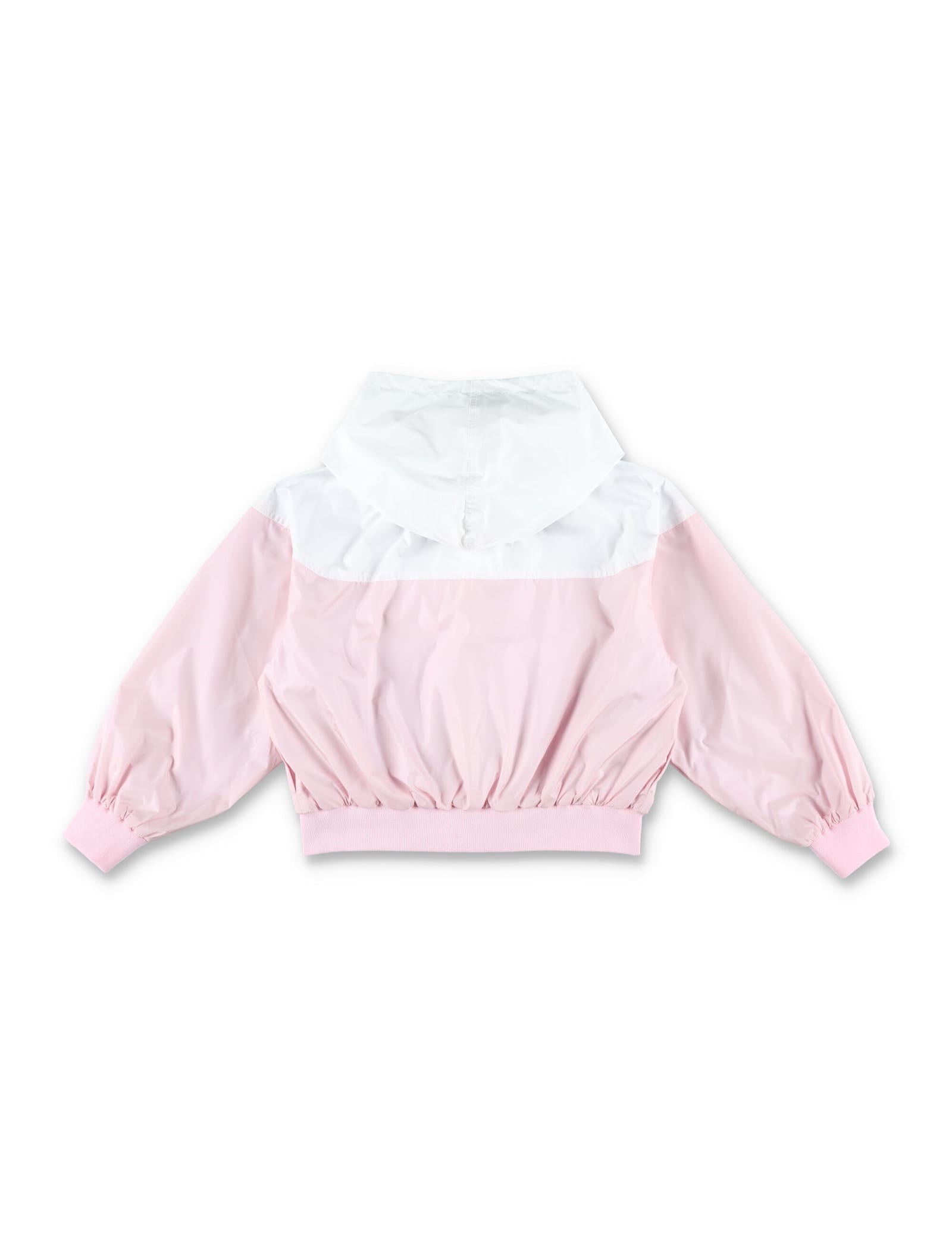 Marni Wind Jacket Bicolor In Rose/white