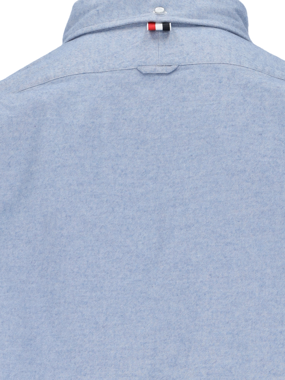 Shop Thom Browne 4-bar Shirt In Light Blue