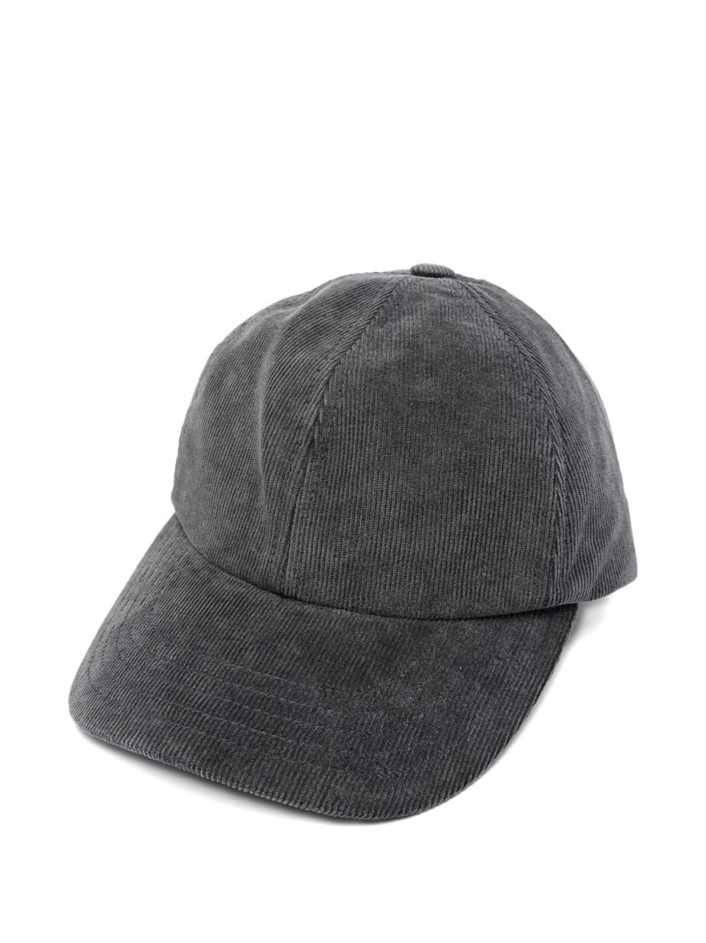 Isabel Marant Corduroy Baseball Cap In Black