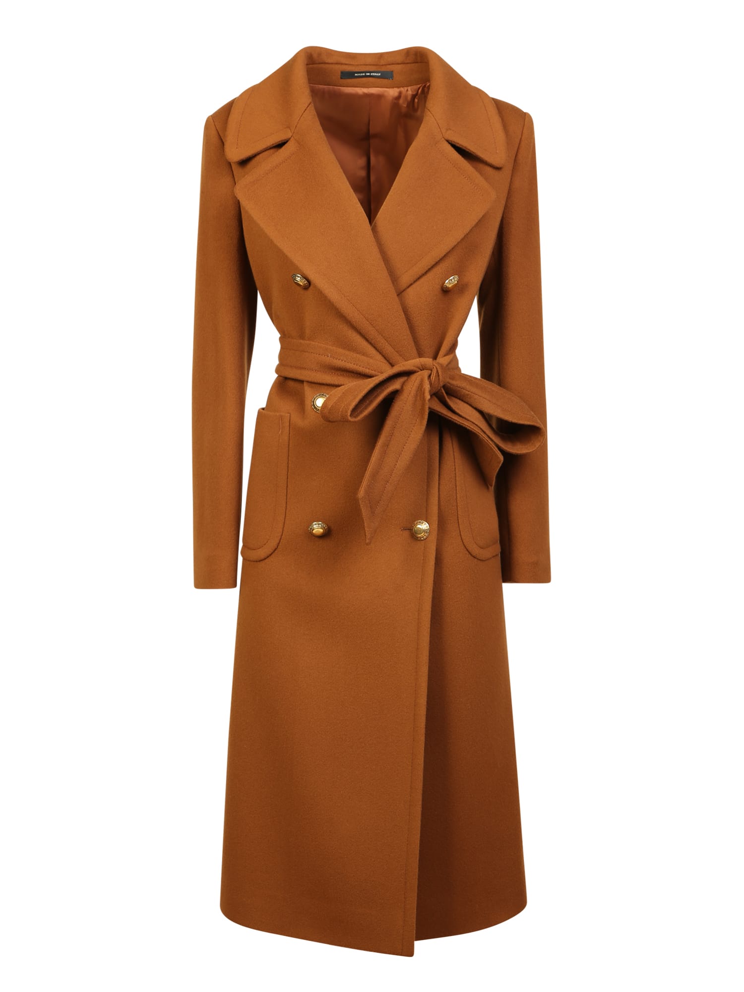 Tagliatore Maureen Double-breasted Coat Light Brown