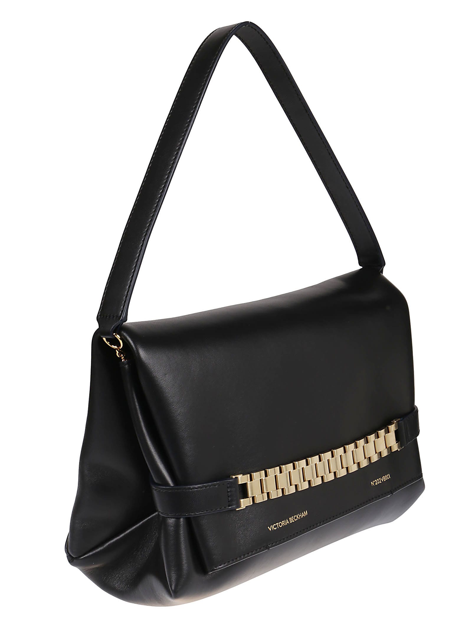 Shop Victoria Beckham Chain Pouch With Strap Bag In Black