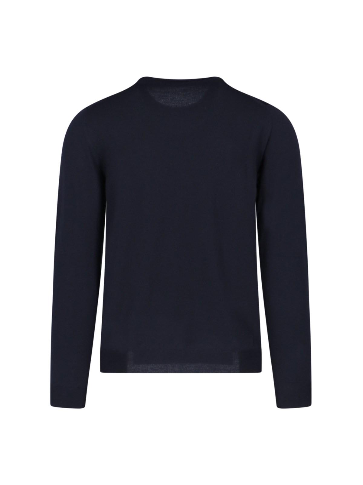 Shop Zanone Crewneck Sweater In Blue