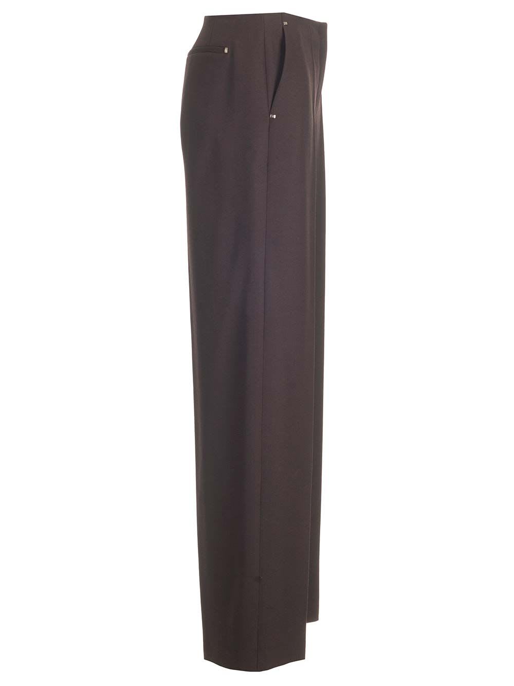 Shop Fendi Look 2 - Adv - Regular Straight Pants Grain De Pudre In Violet