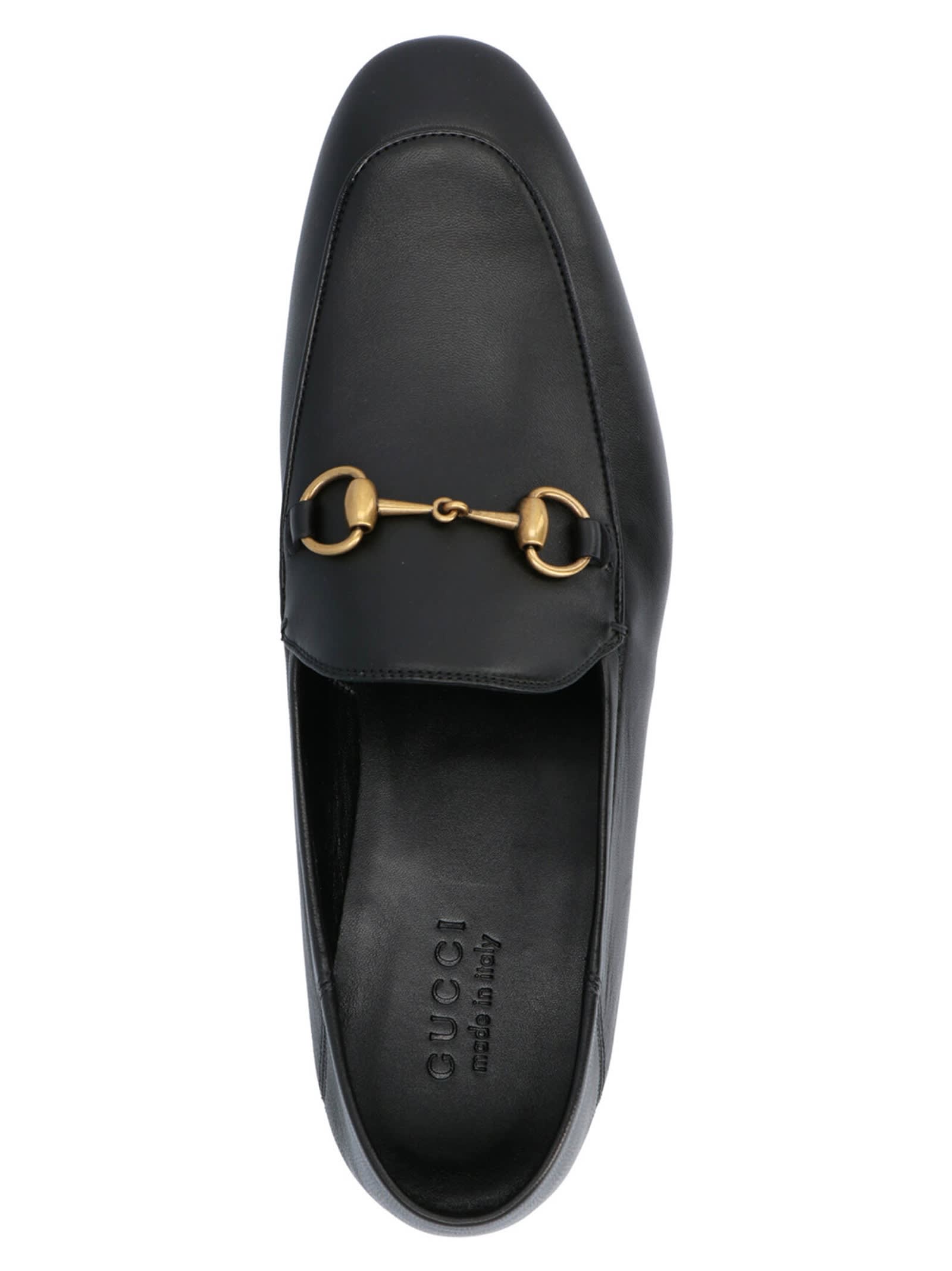 Shop Gucci Brixton Loafers In Black