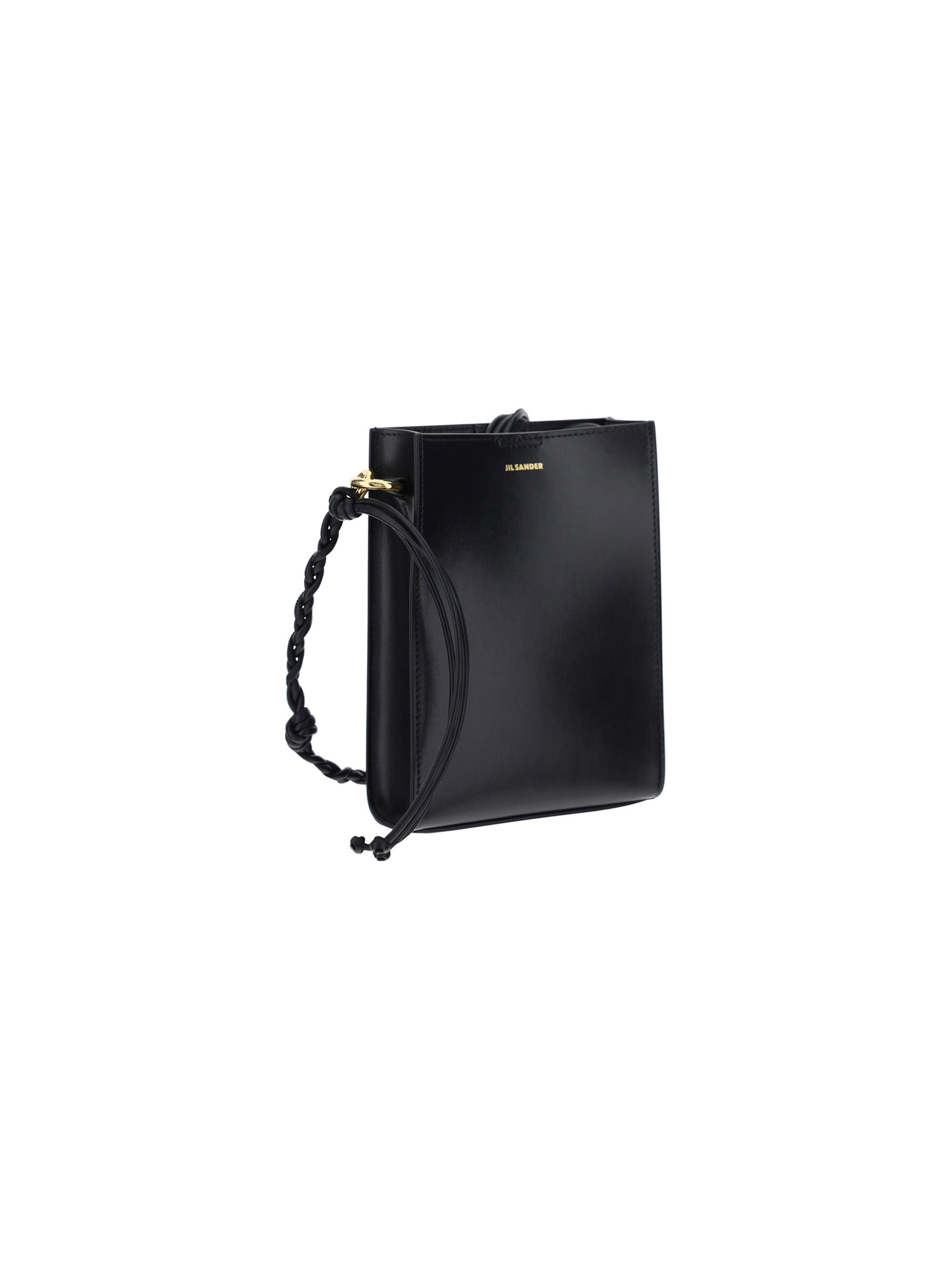 Shop Jil Sander Tangle Shoulder Bag In Nero