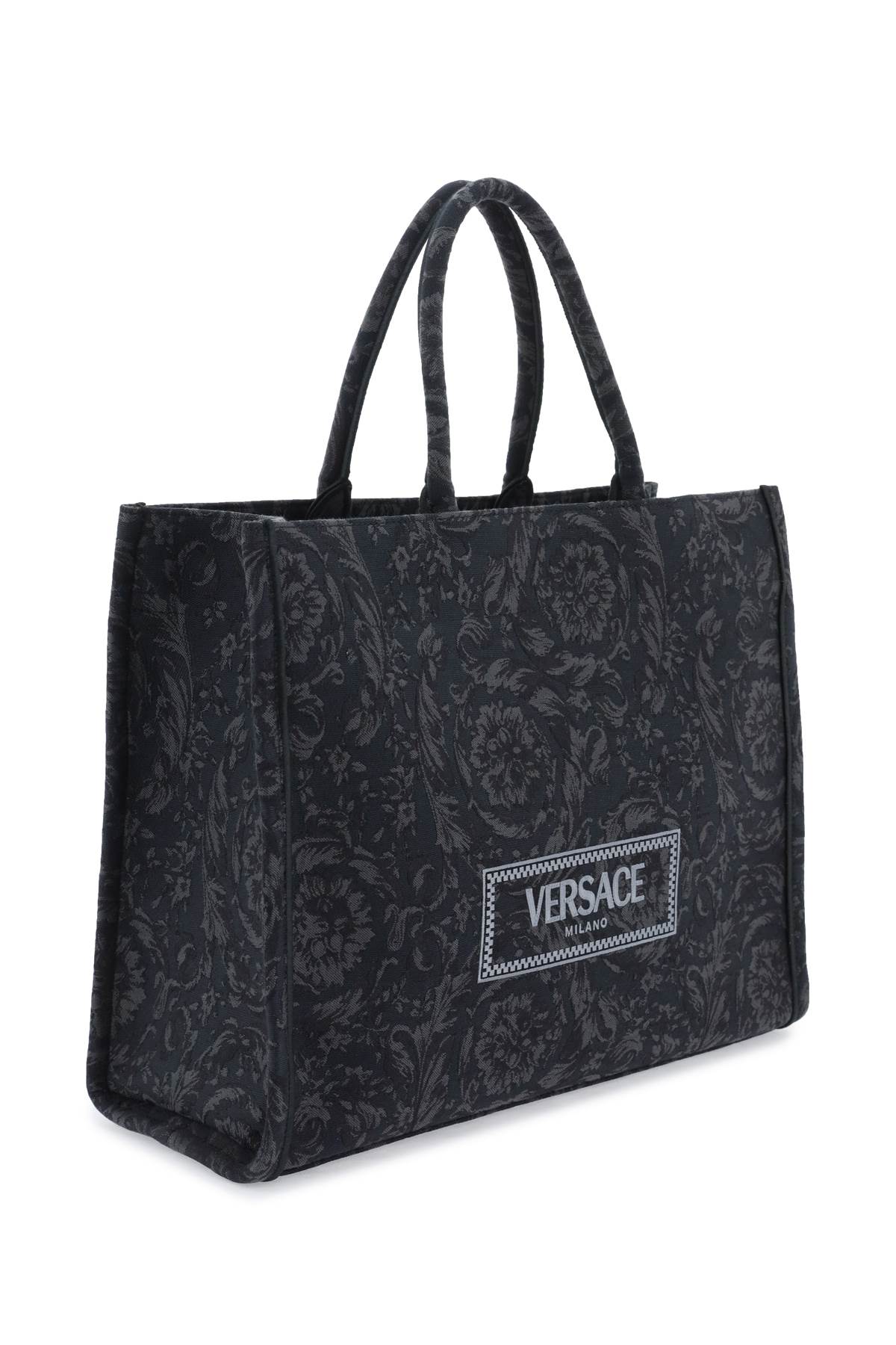Versace Tote Bag Extra Large In Black