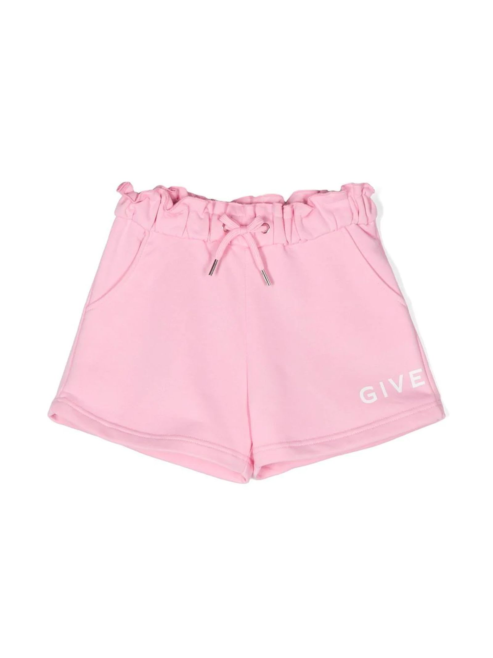 Givenchy Pink Cotton Shorts