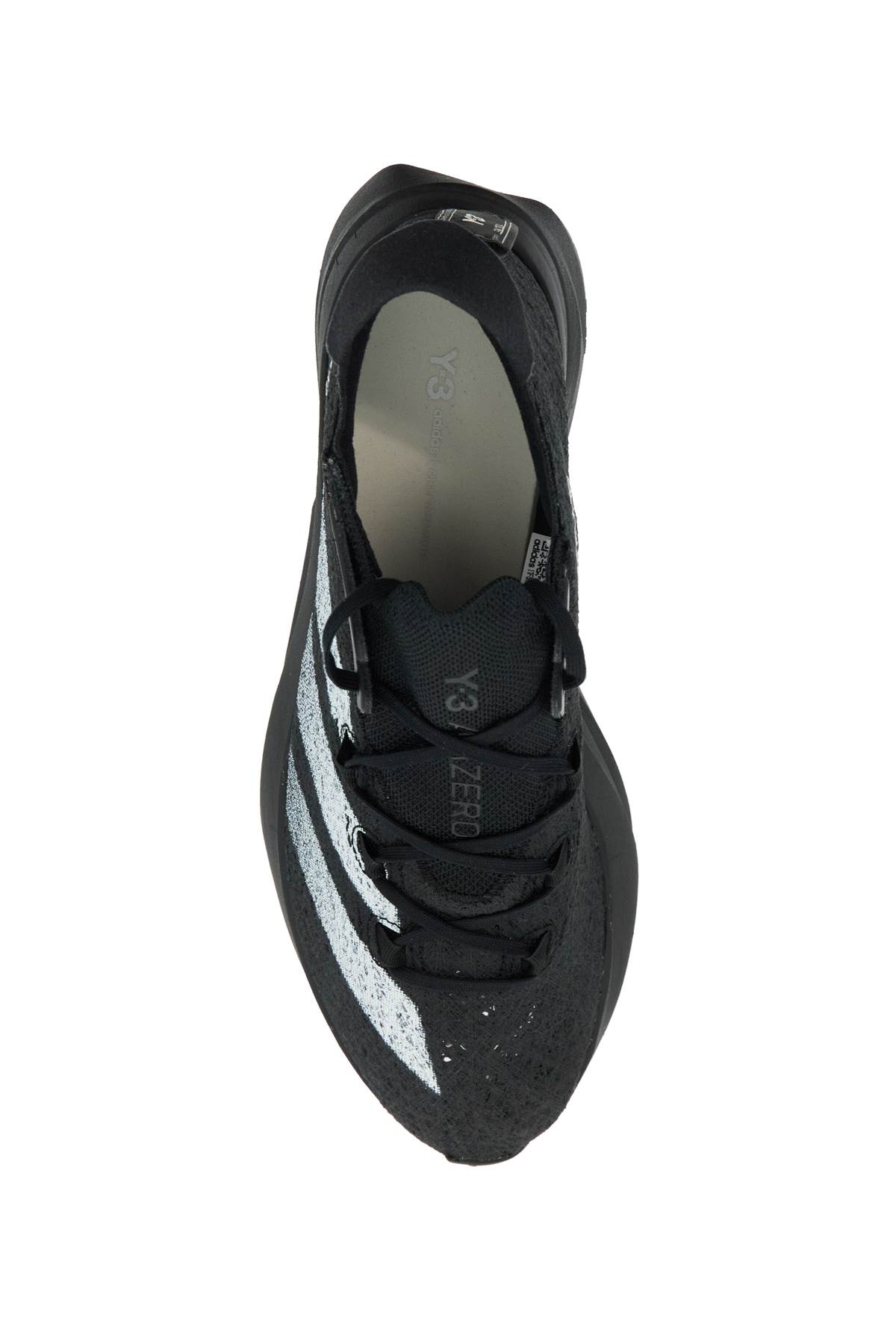 Shop Y-3 Adizero Prime X In Cblack/owhite/cblack (black)