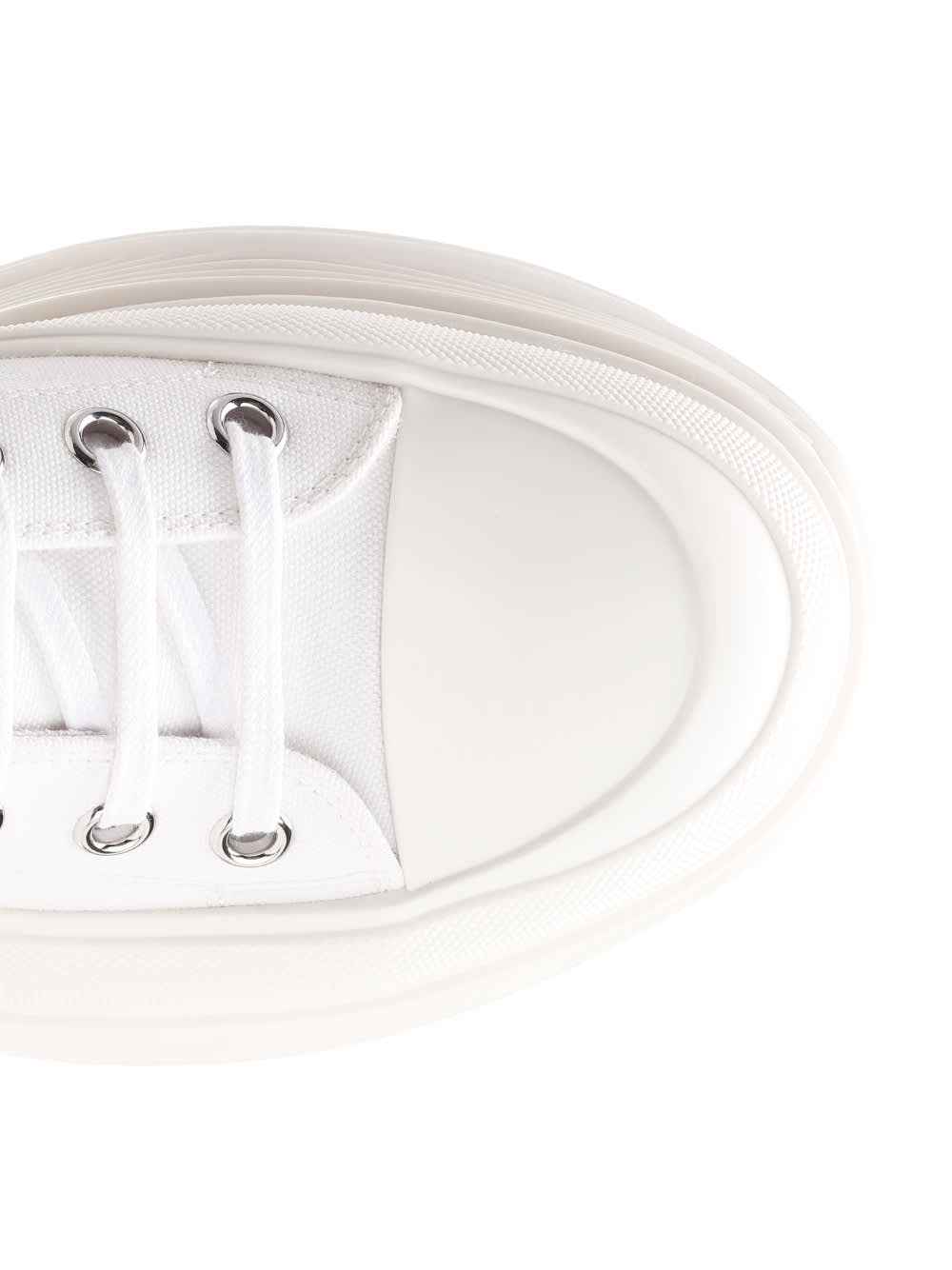 Alexander Mcqueen Tread Slick High Top Sneaker In White