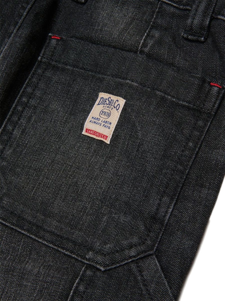 Diesel D-bart-j Jeans In Black