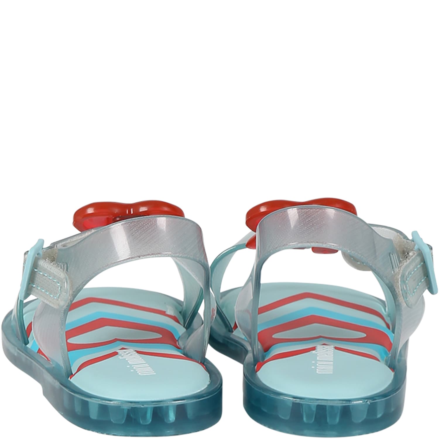 Shop Melissa Multicolor Sandals For Girl With Lollipop In Transparent