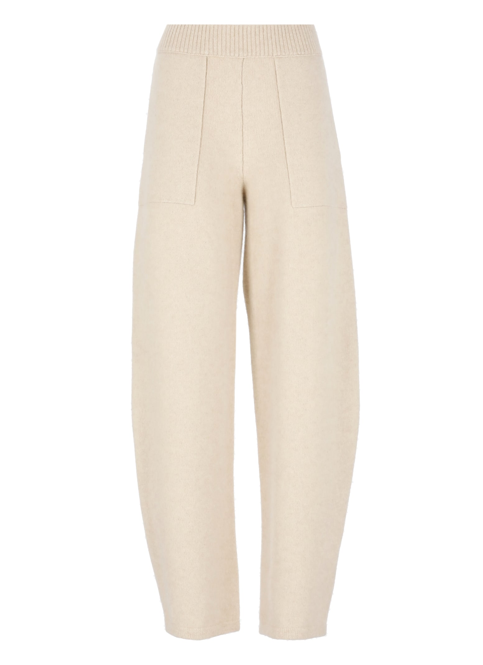 Shop Uma Wang Cashmere Pants In Beige