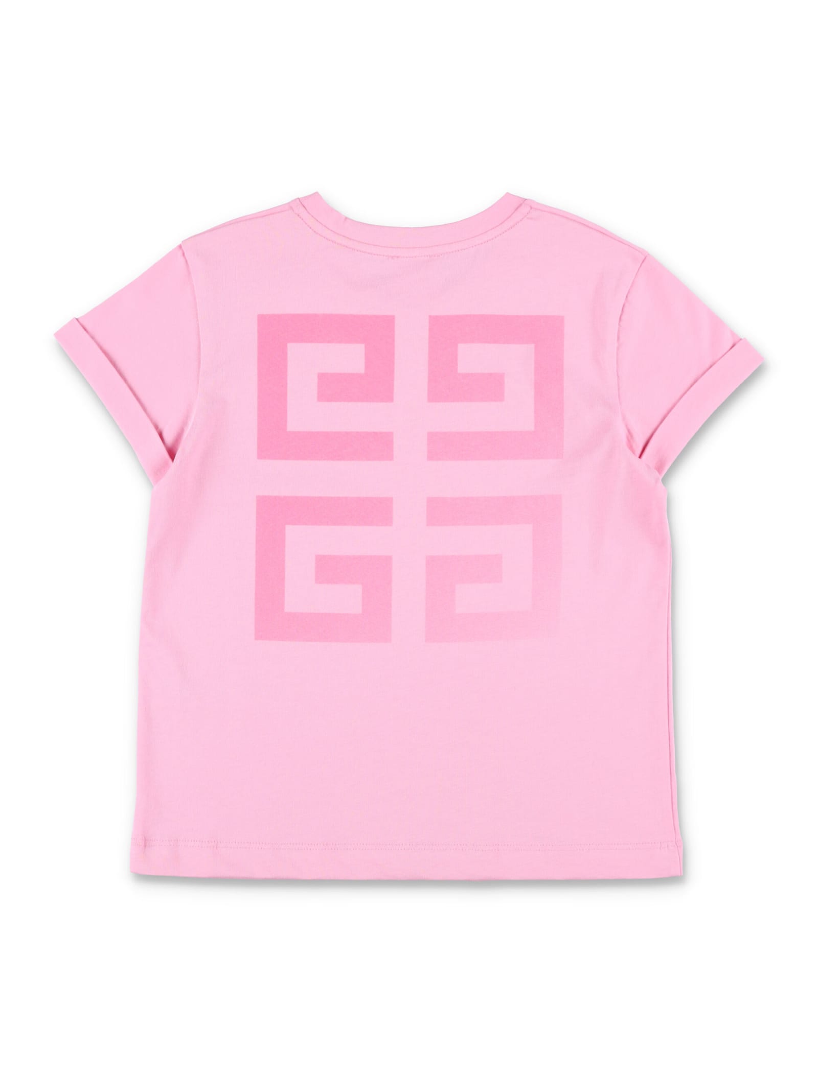 Shop Givenchy Logo T-shirt In Rose