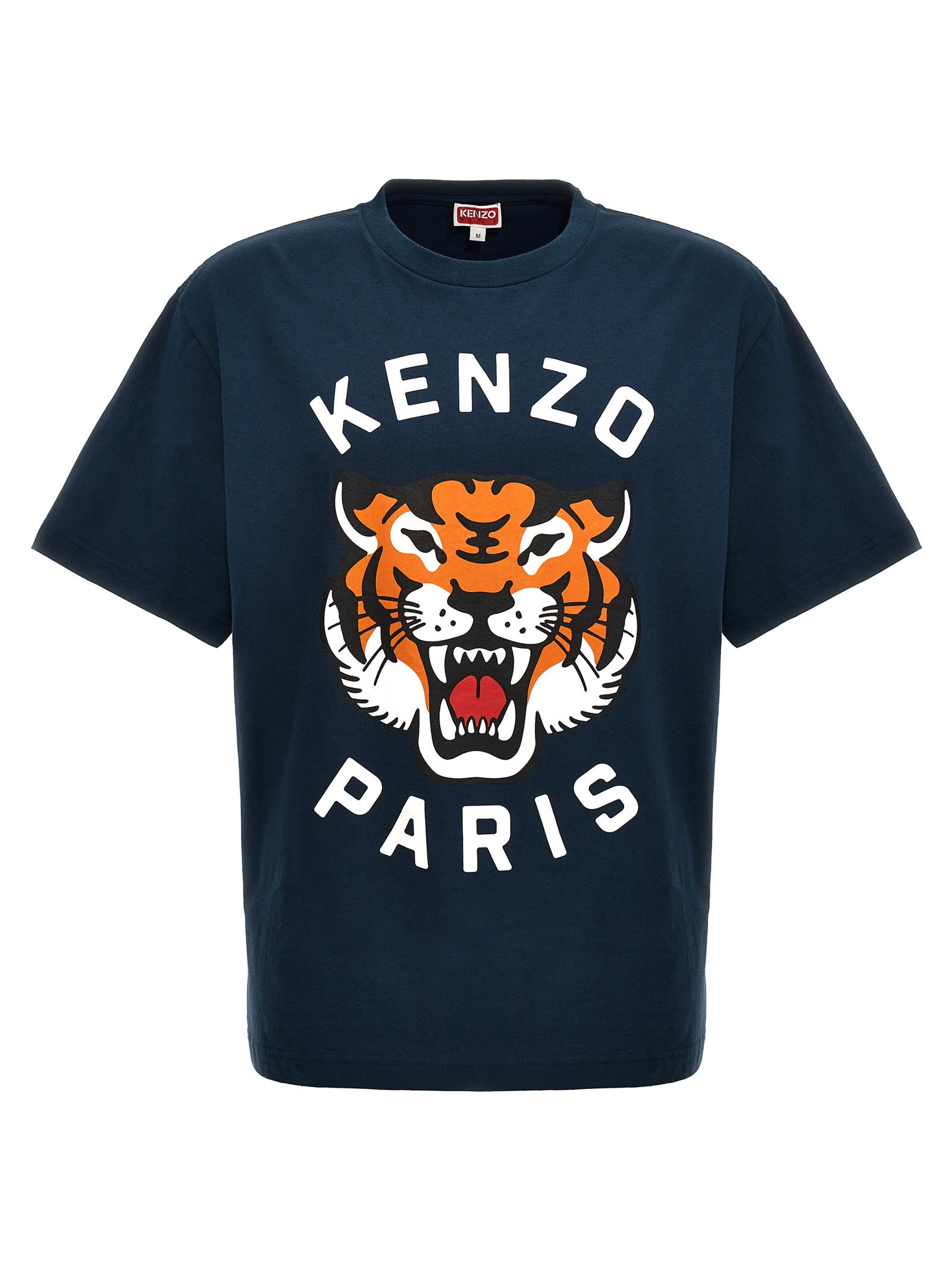 Kenzo Lucky Tiger T-shirt In Blue