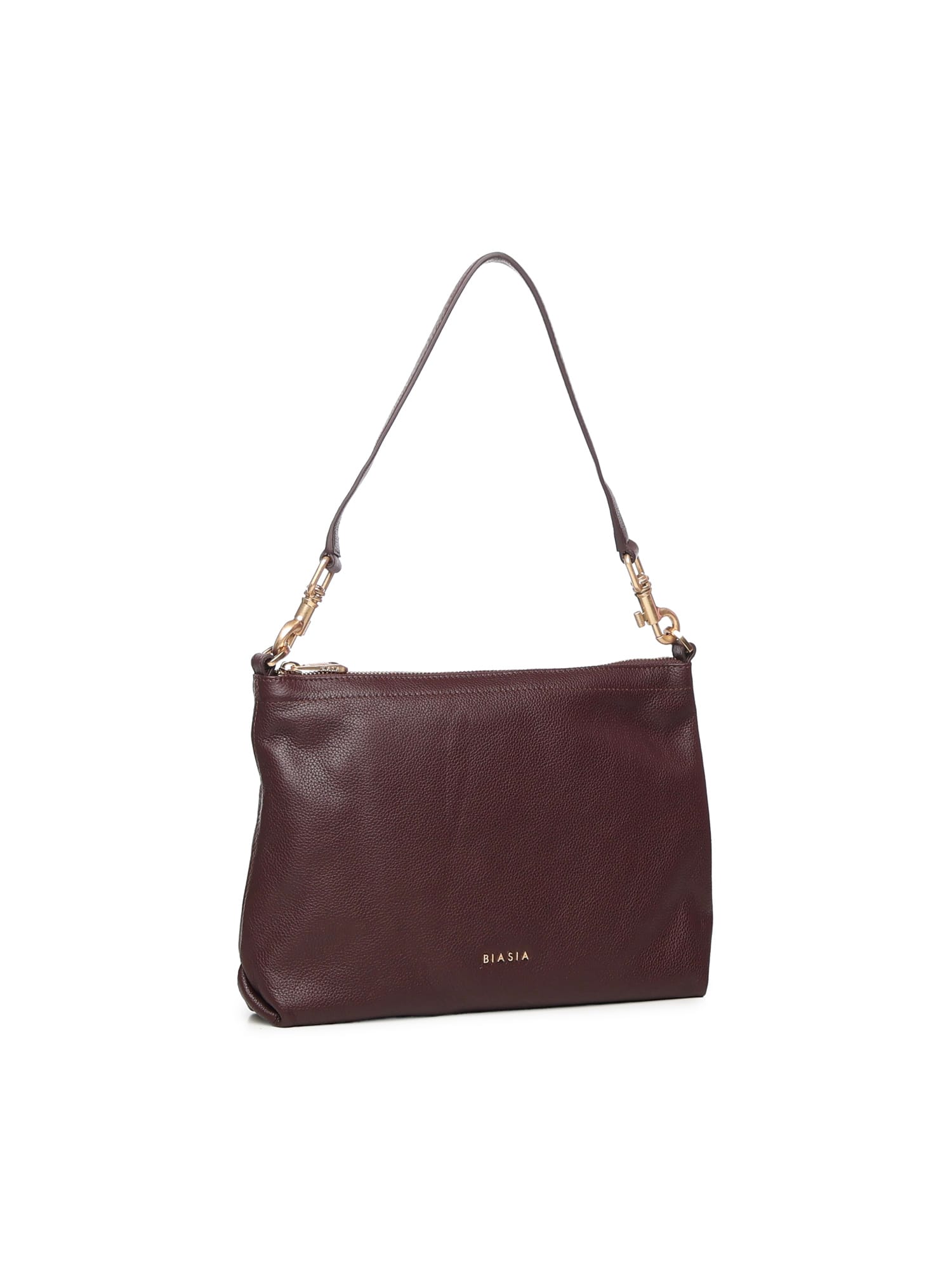 Biasia Zip-fastening Shoulder Bag In Brown