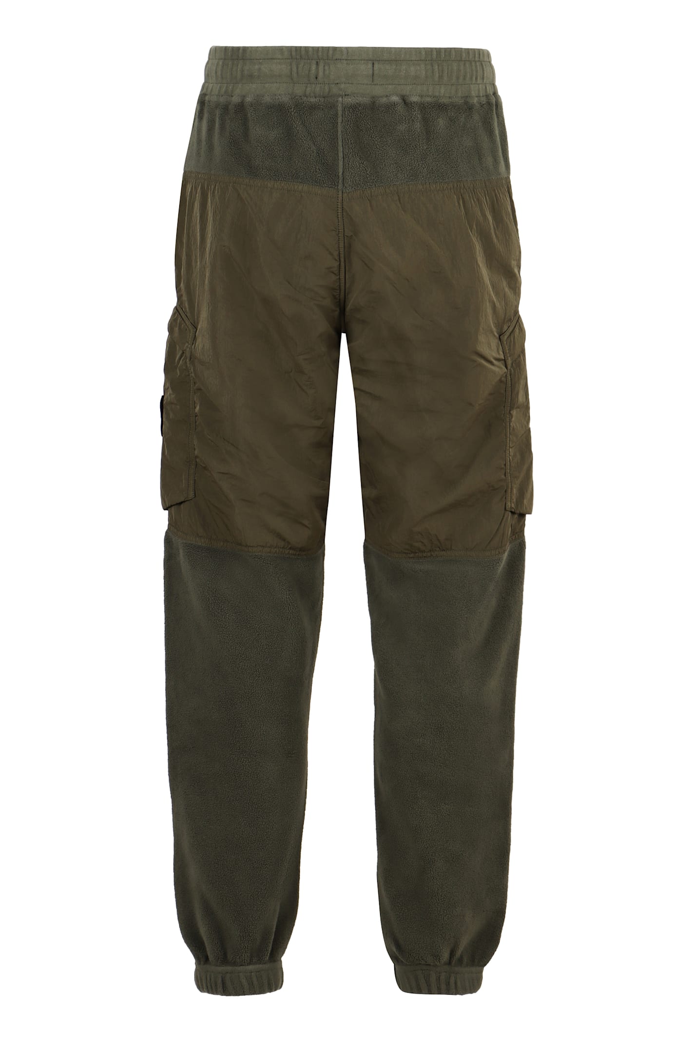 Shop Stone Island Patch Detail Sport Trousers In Green