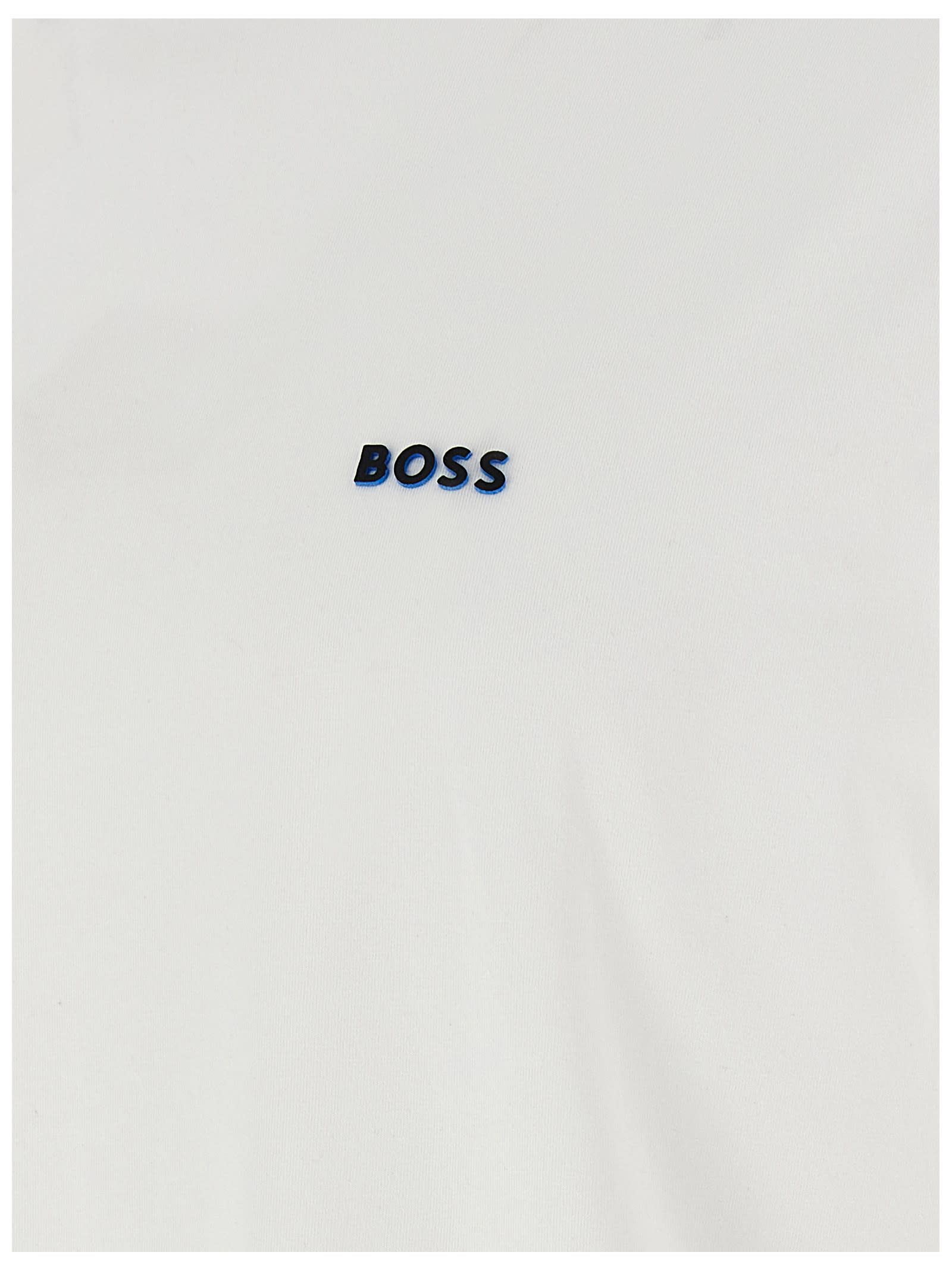 Shop Hugo Boss Tee T-shirt In White