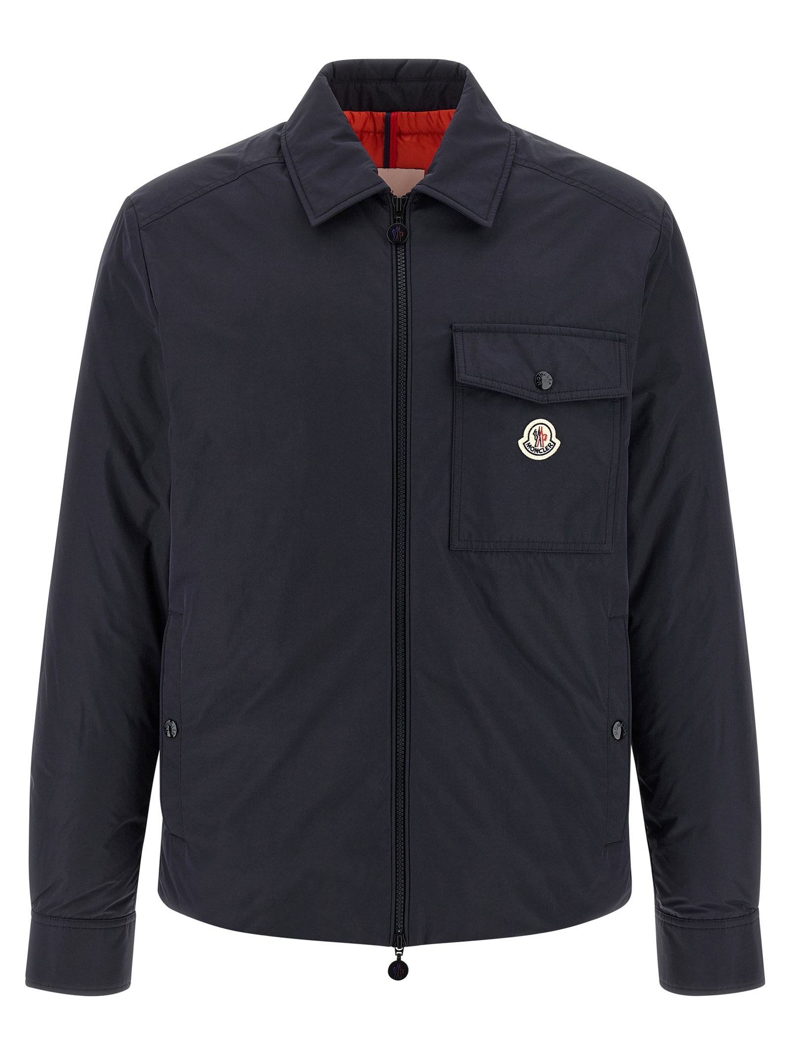 Moncler Vigeon Tech Down Jacket In Blue