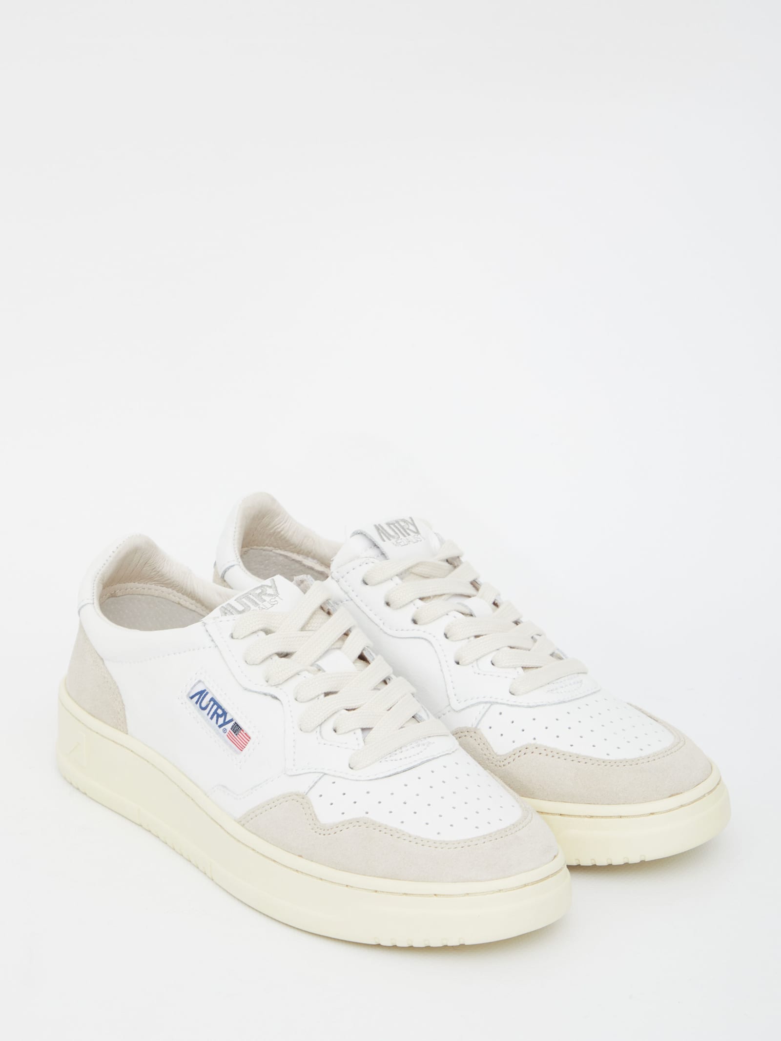 Shop Autry Medalist Sneakers In White