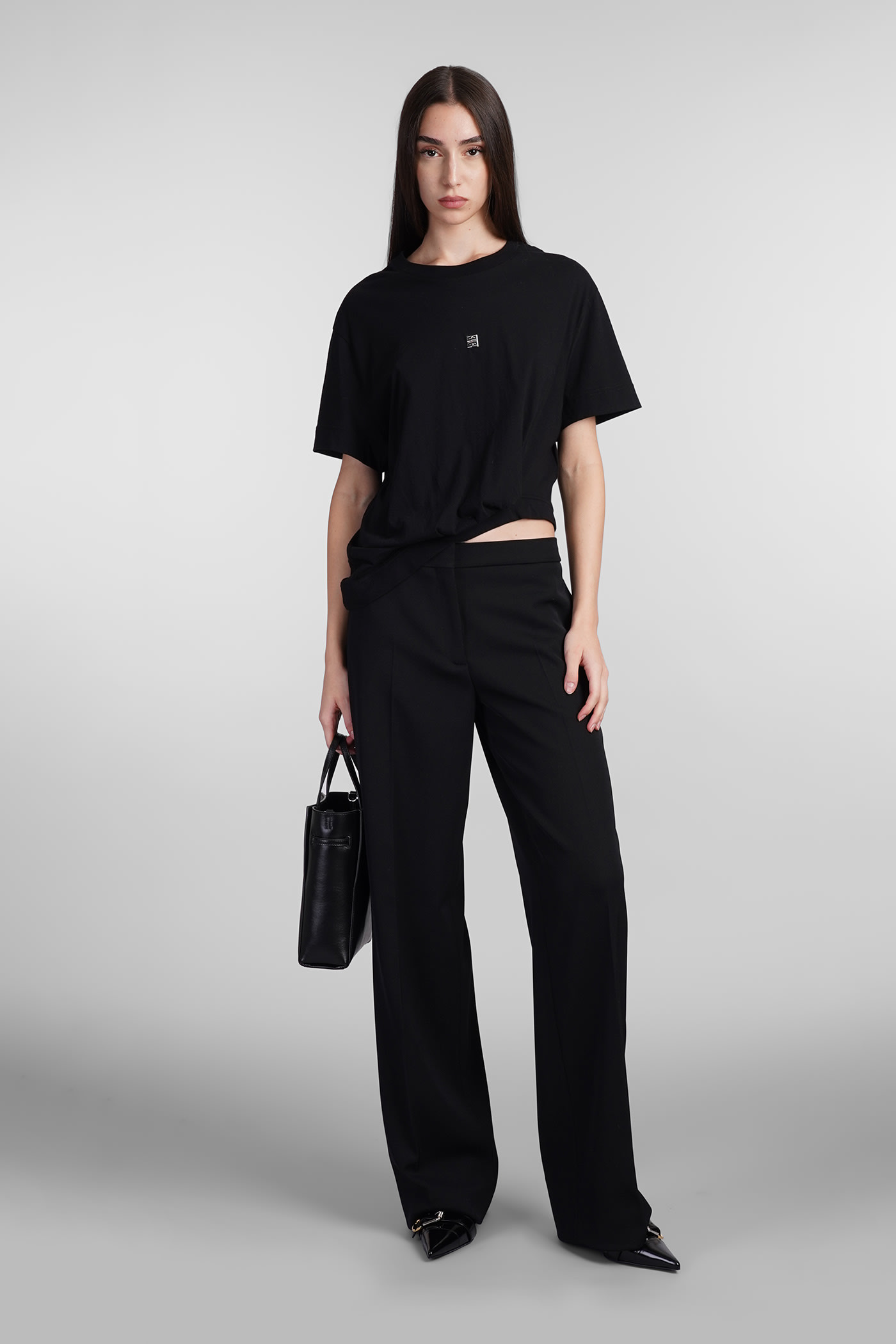 Shop Givenchy T-shirt In Black Cotton