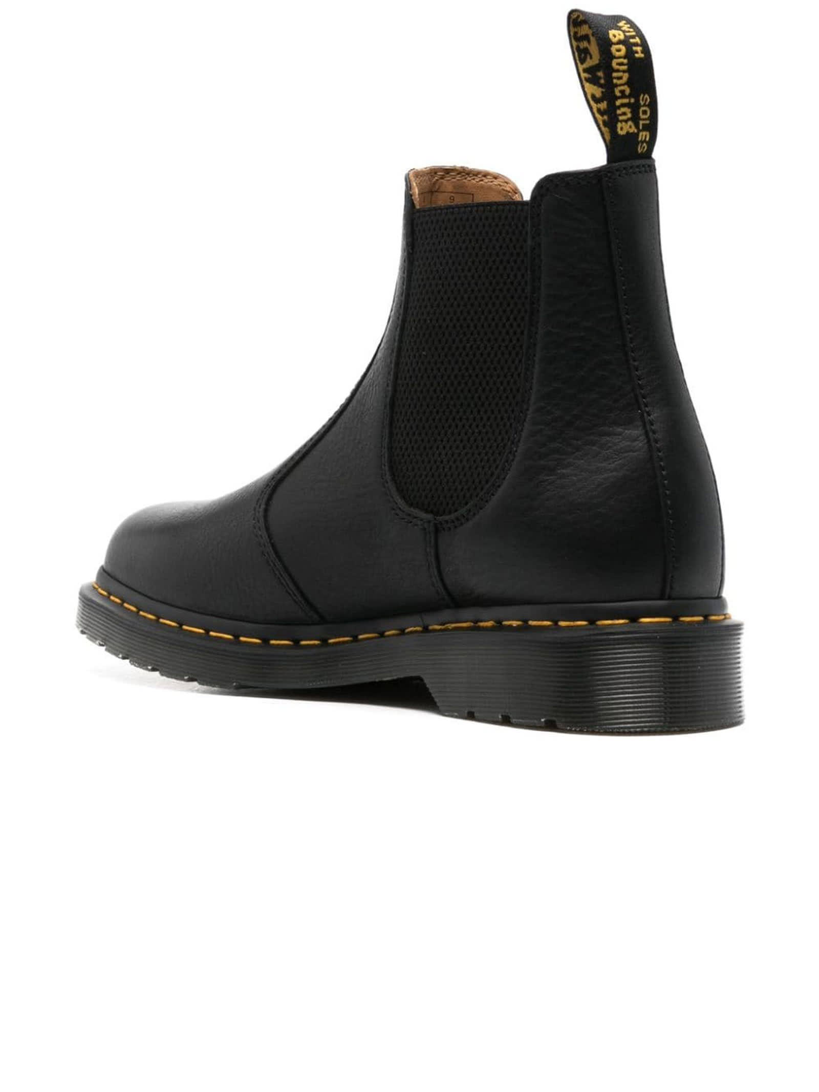 Shop Dr. Martens' 2976 Chelsea Leather Ankle Boots In Black