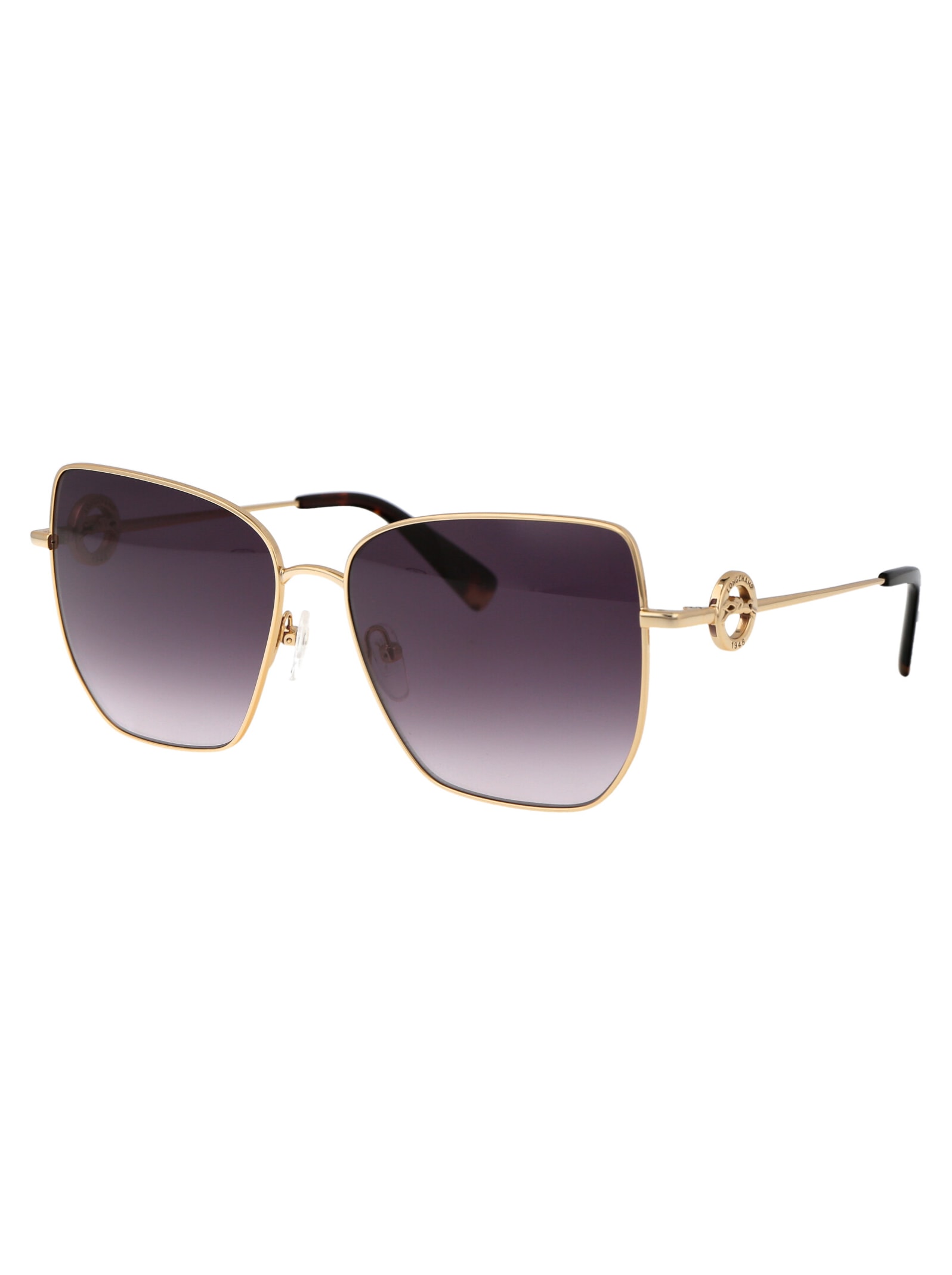 Shop Longchamp Lo169s Sunglasses In 723 Gold