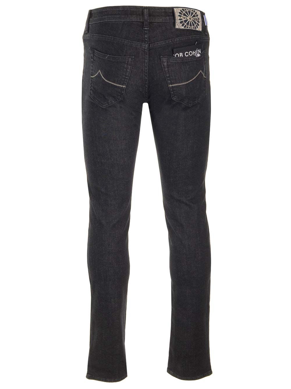 Shop Jacob Cohen Bard Grand Tour Paris Jeans In Black