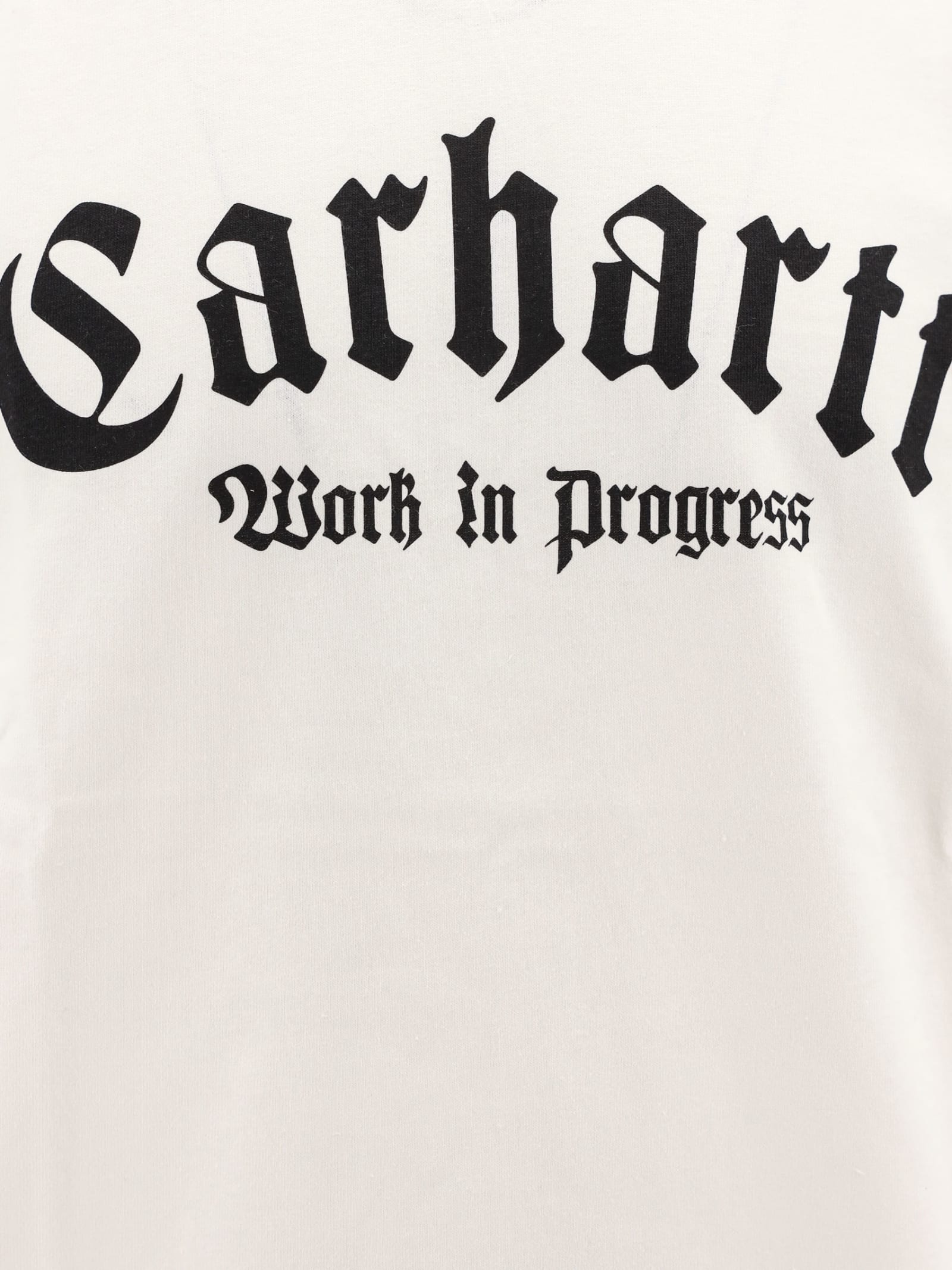 Shop Carhartt T-shirt In White/black
