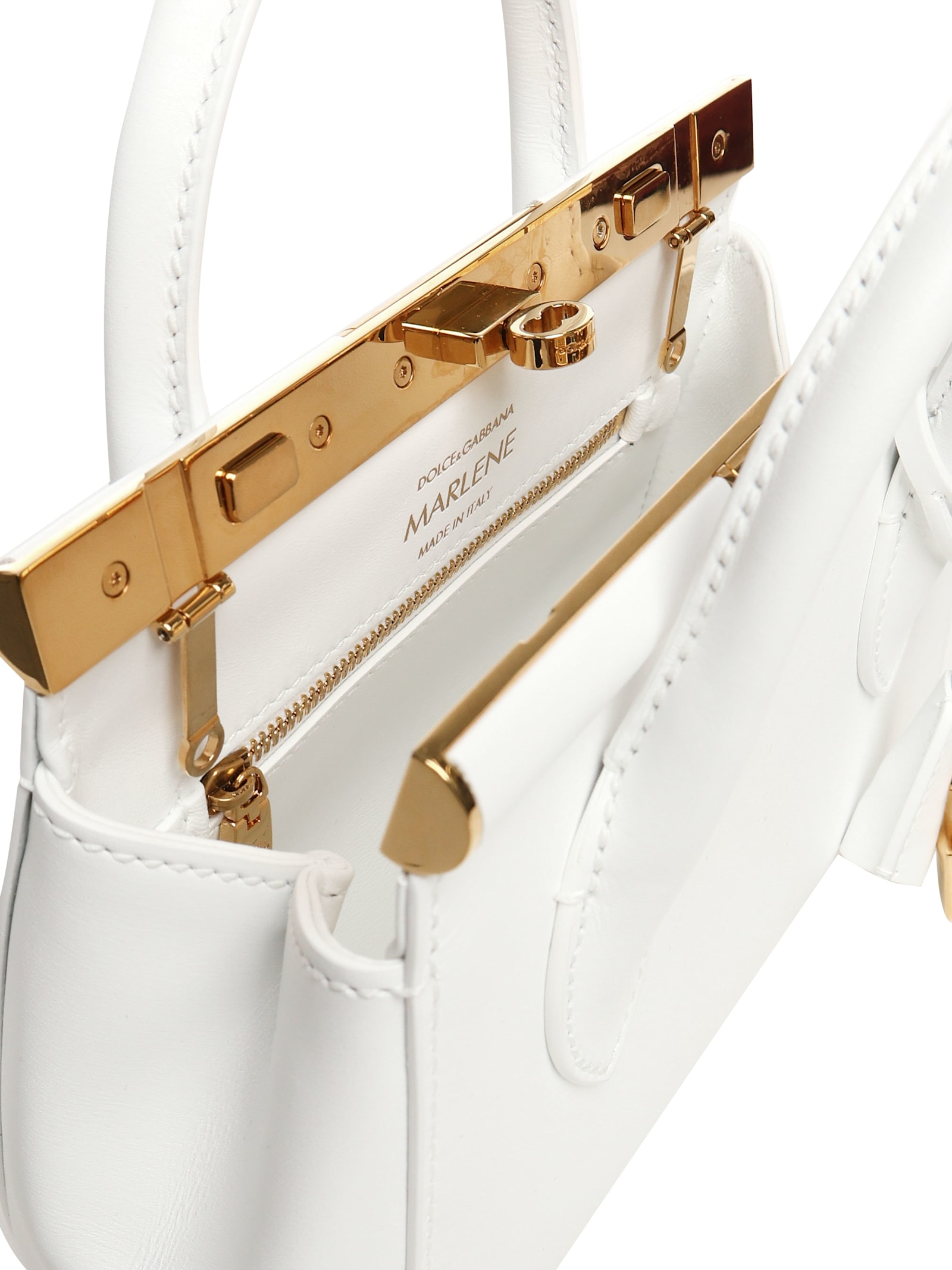Dolce & Gabbana Marlene Handbag In White
