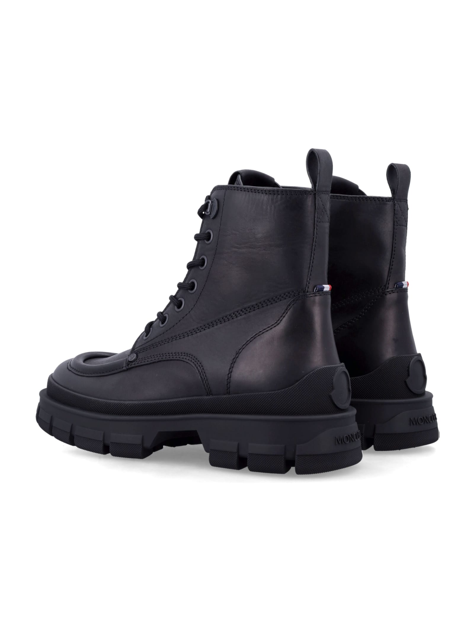 Shop Moncler Hevea City Boots In Black